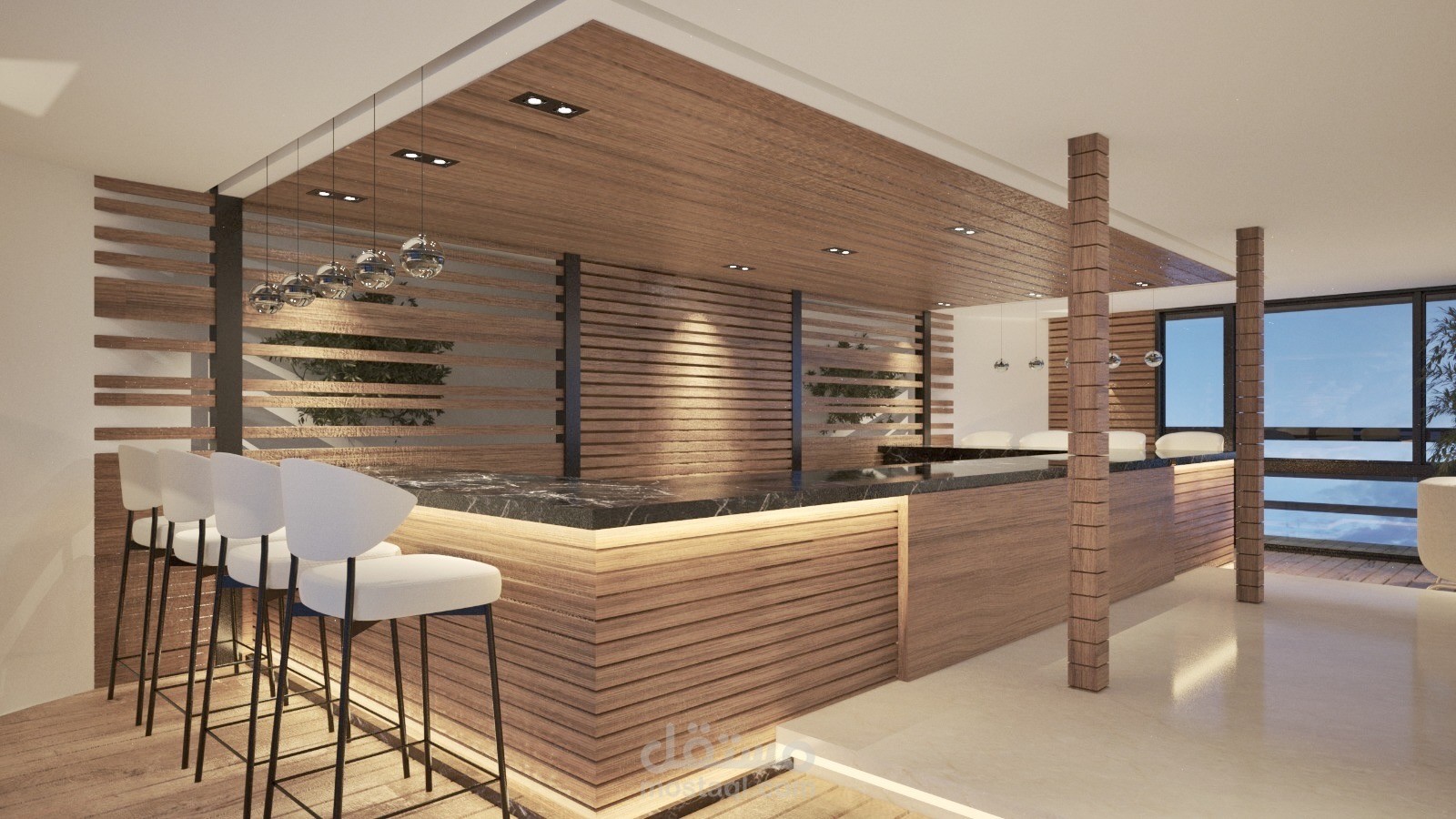 تصميم داخل ل lounge