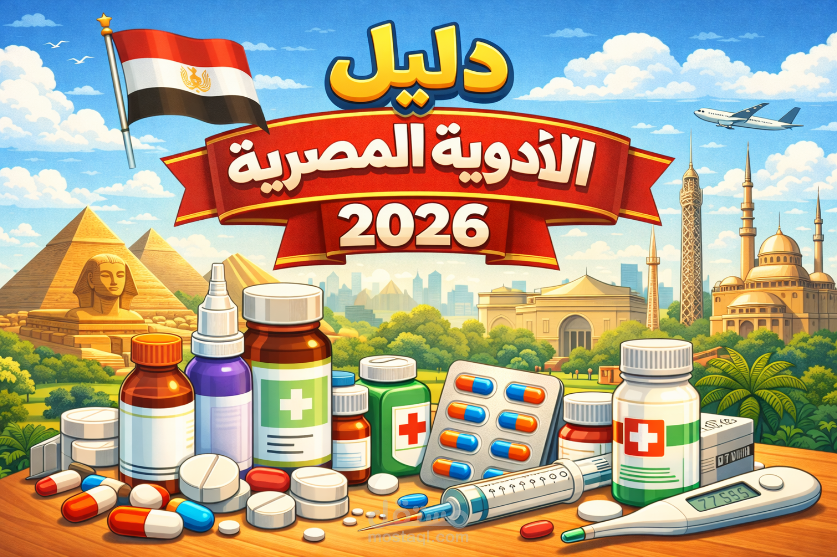 قاعدة بيانات ودليل الأدوية المصرية 2026 فى ملف اكسيل