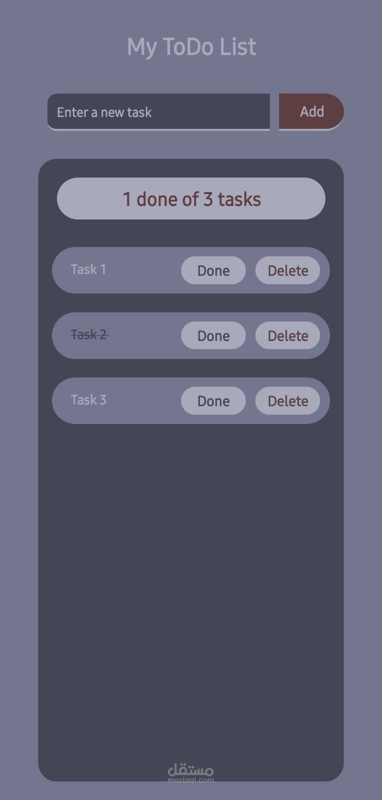 ToDo-List for mobile by React native