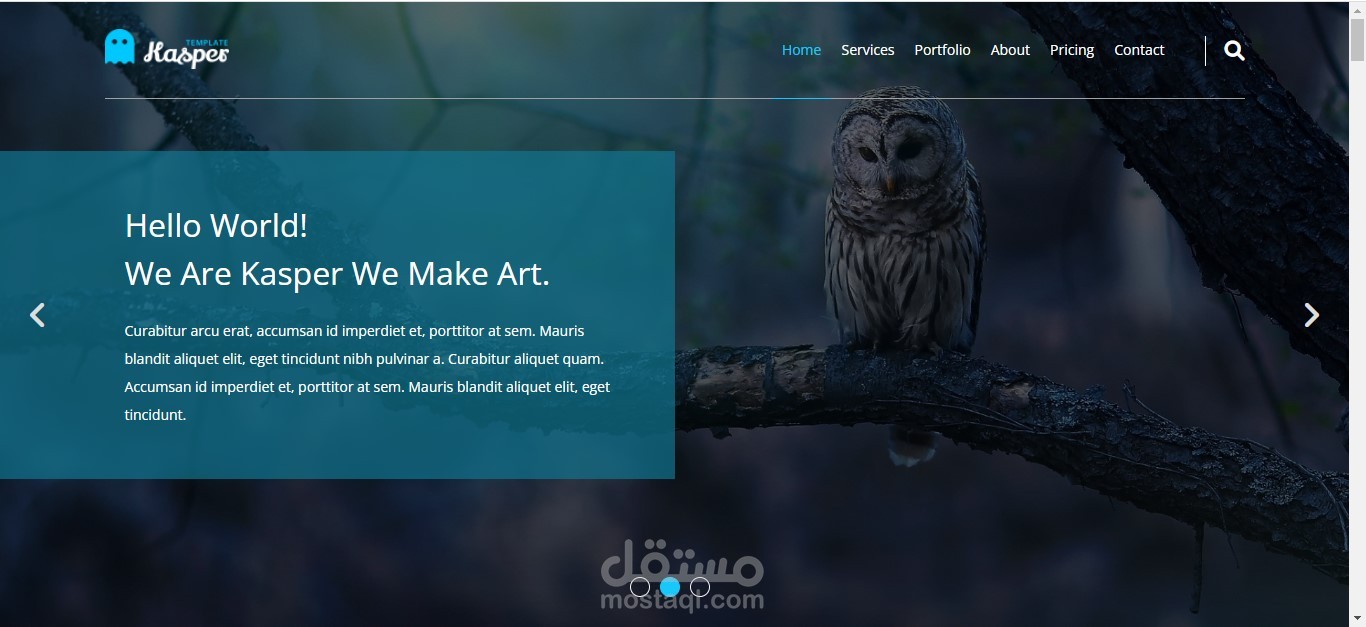 صفحة هبوط - Landing-Page Project