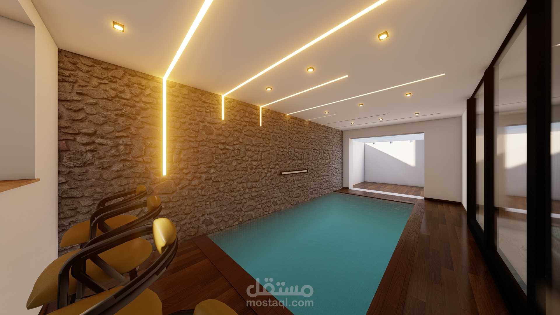 الشقه العصريه الامراء من تصميم ريان العايدي dar architecture