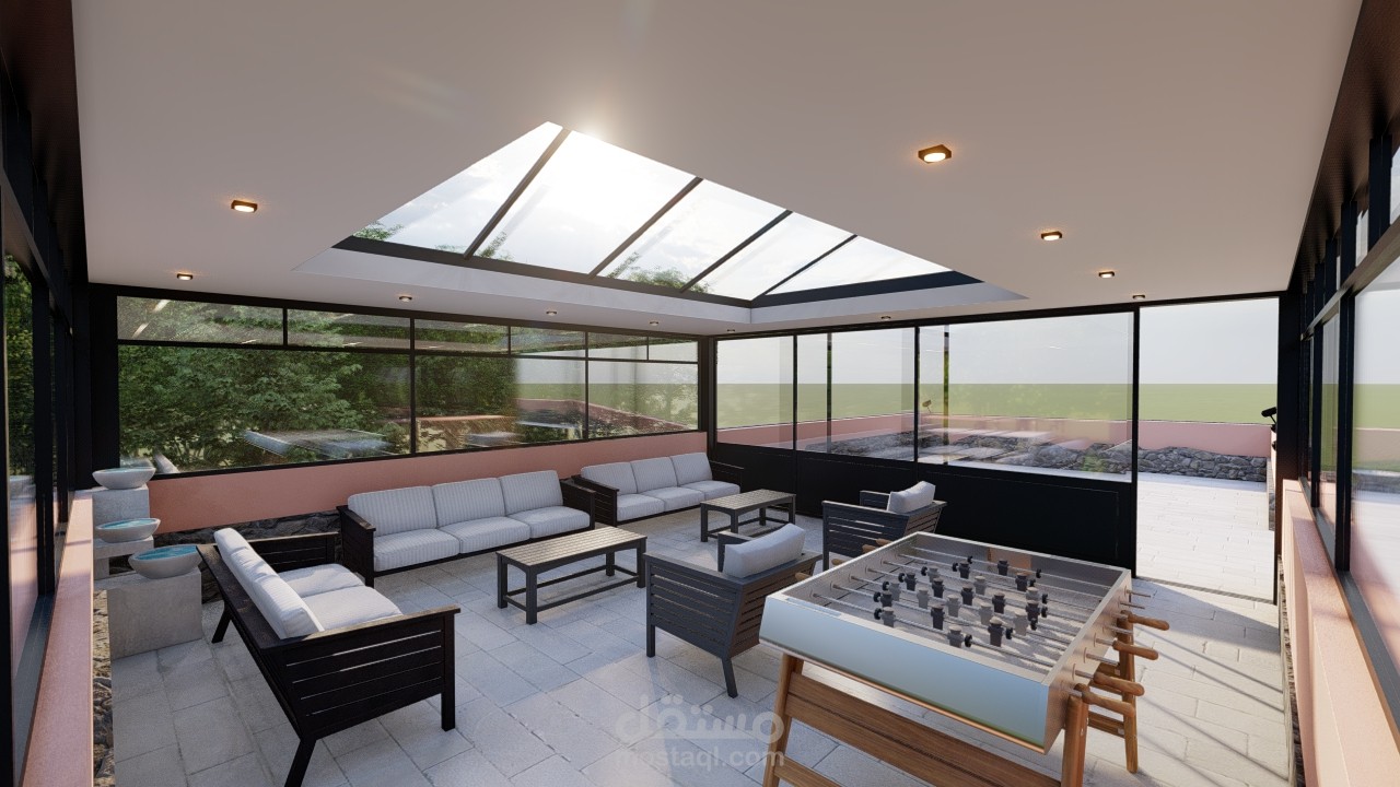 Véranda IM من تصميم المهندس المعماري ريان العايدي dar architecture