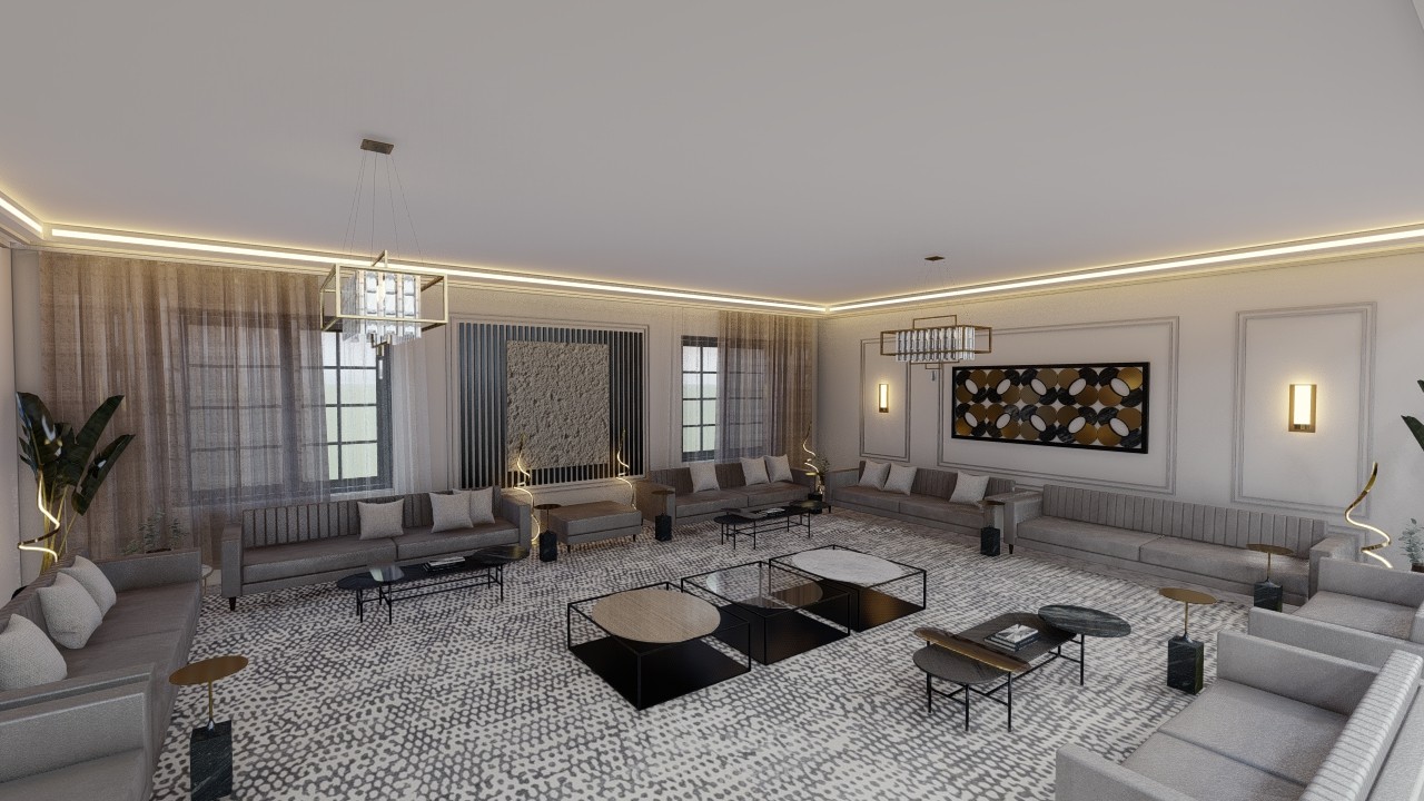 مجلس رجال من تصميم المهندس المعماري ريان العايديdar architecture