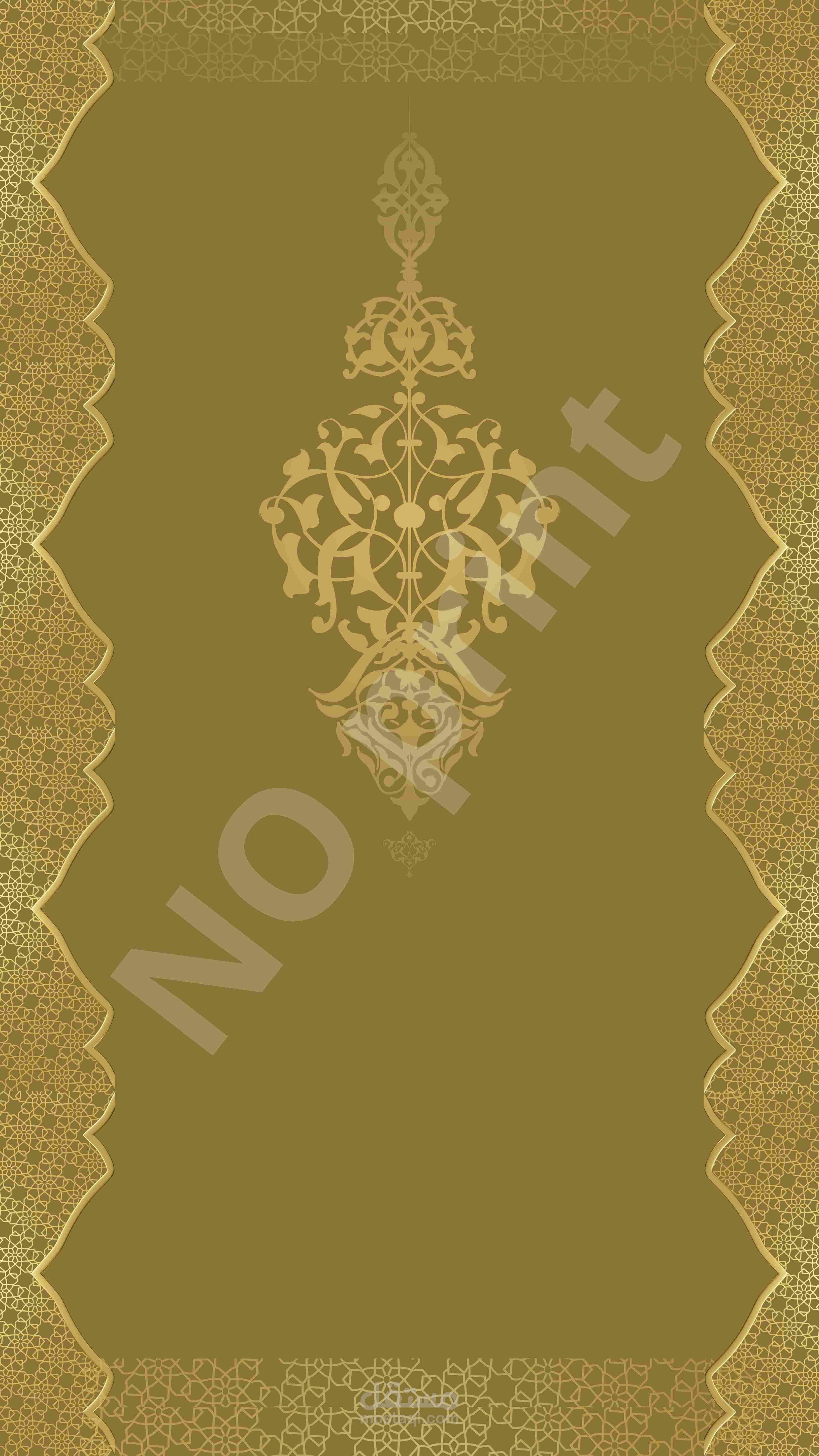 تصميم سجادة صلاه لعميل