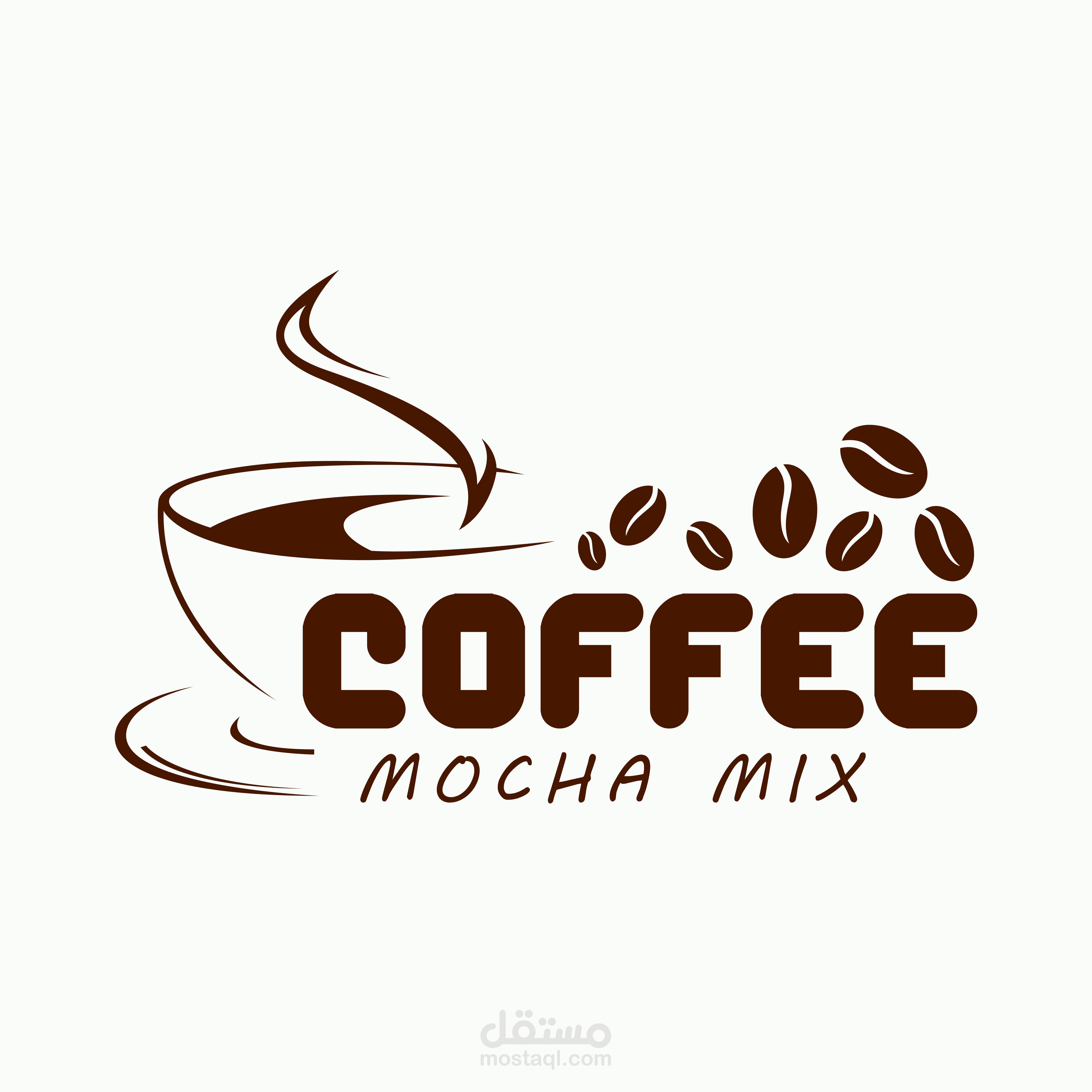 هويه بصريه لكوفي "Mocha mix"