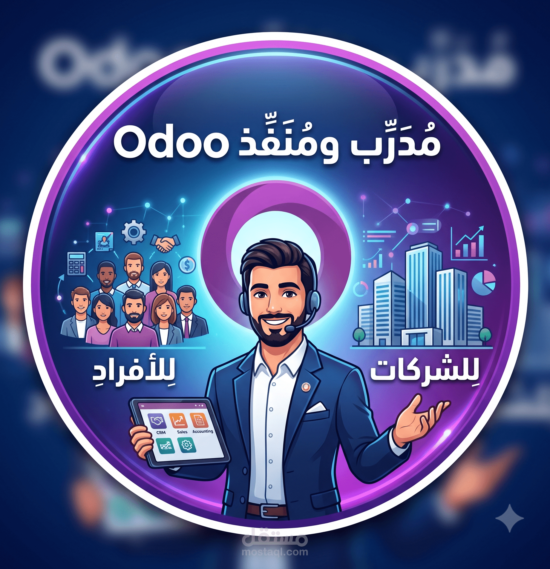 مدرب ومنفذ لنظام Odoo المحاسبي للأفراد والشركات