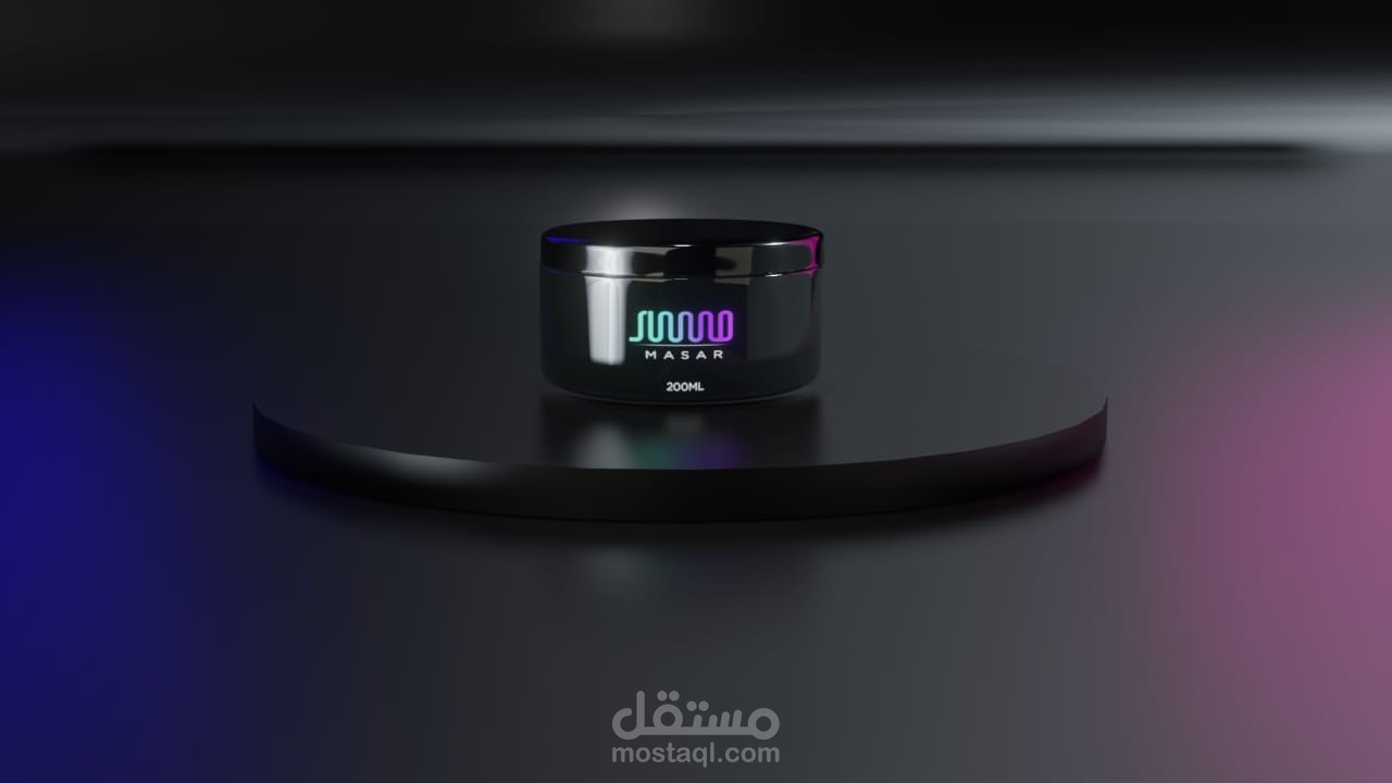 أغلان تدريبي 3d لمنتج كريم بواسطتي.