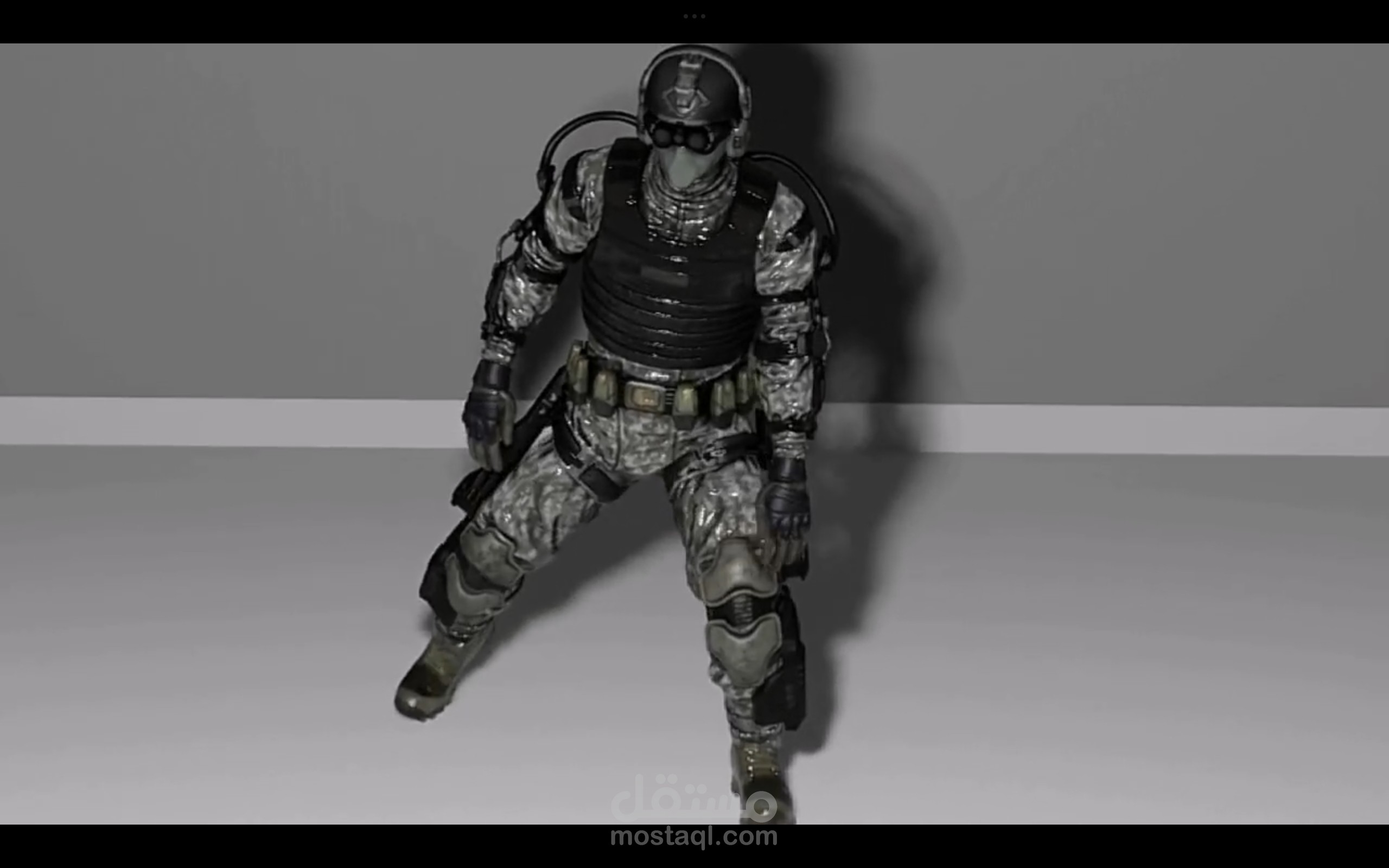 3d animation +مونتاج للفيديو ودمجه بالحقيقي