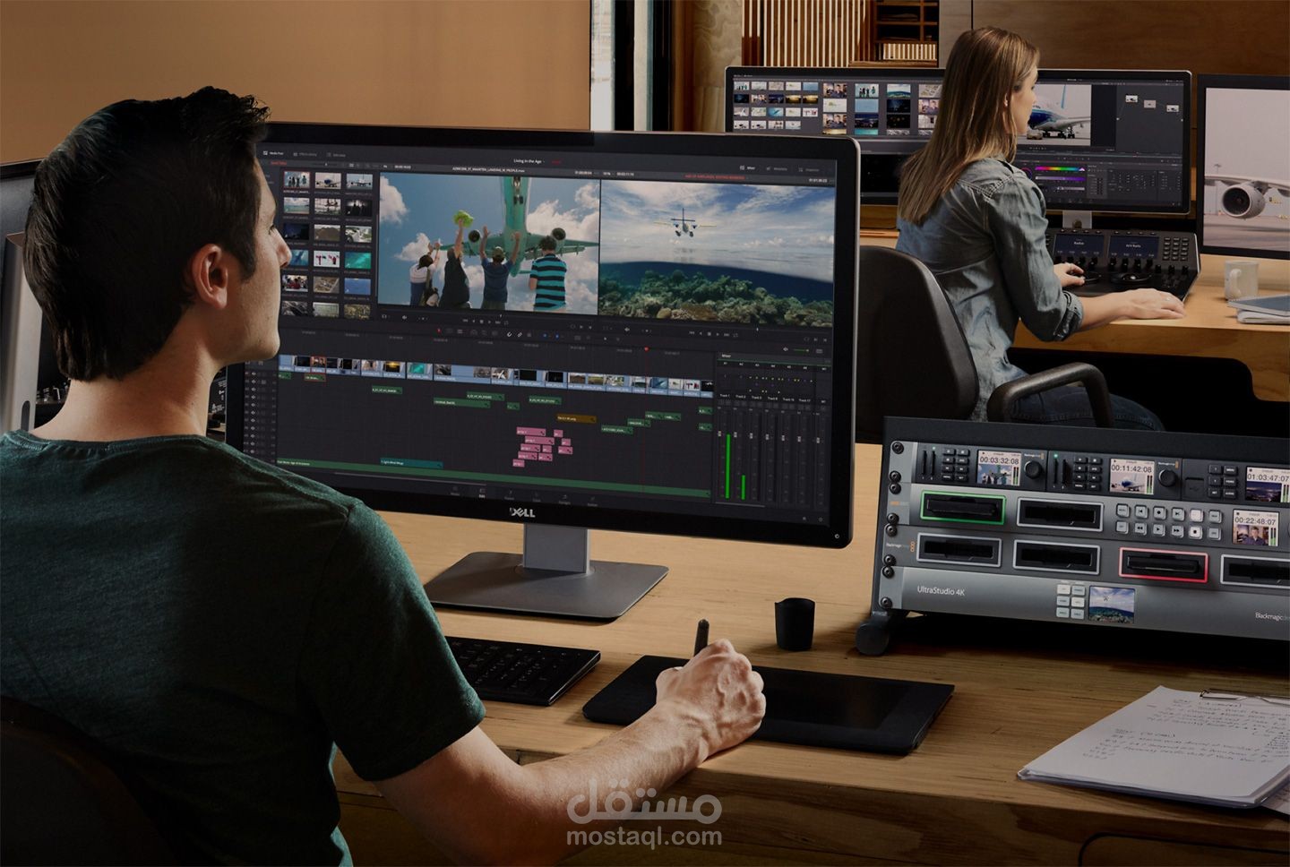 عمل فيديو احترافي  + تعليق صوتي