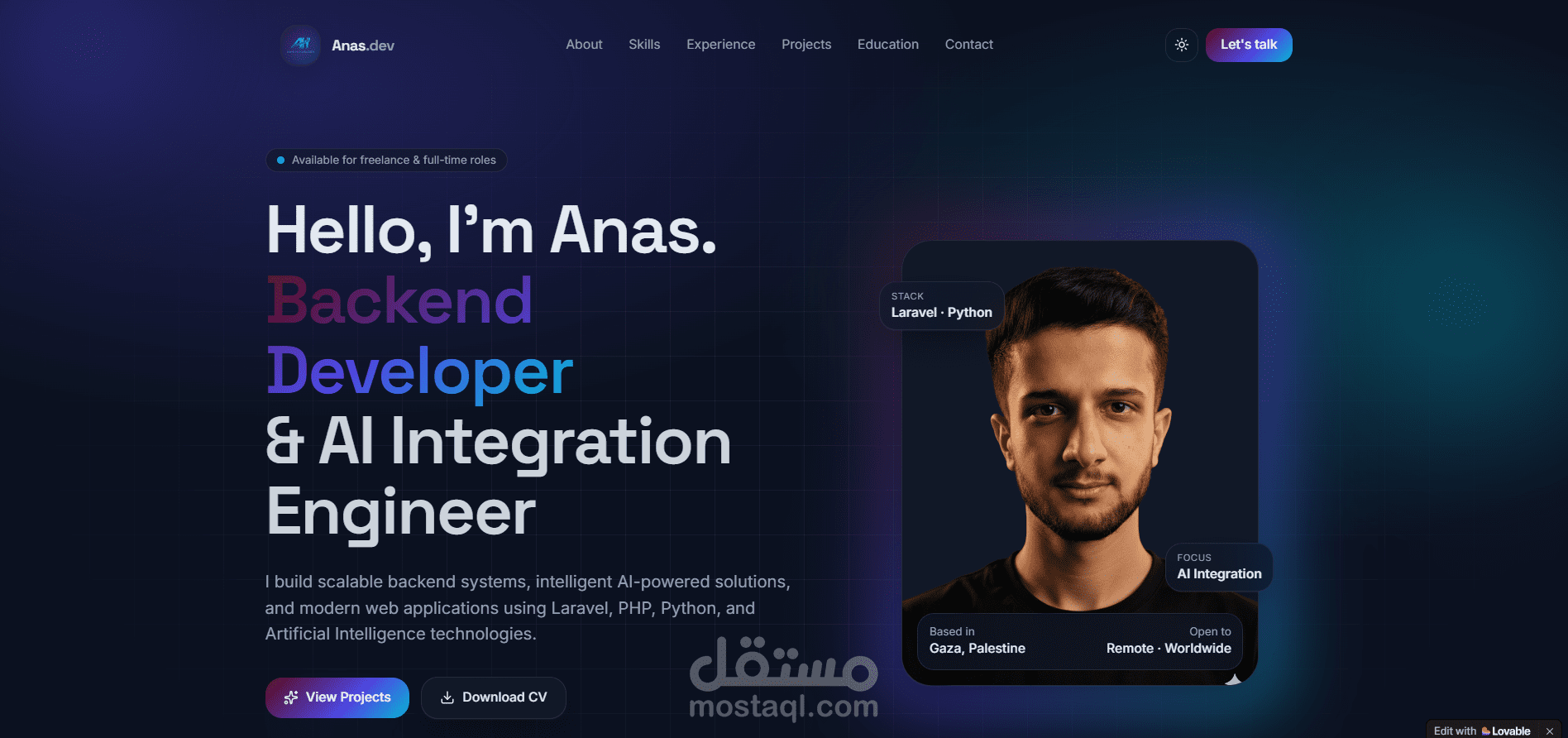 Creating a Portfolio - إنشاء ملف أعمال