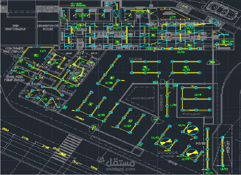 Electrical Drawing (Shop Drawing) Administrative building