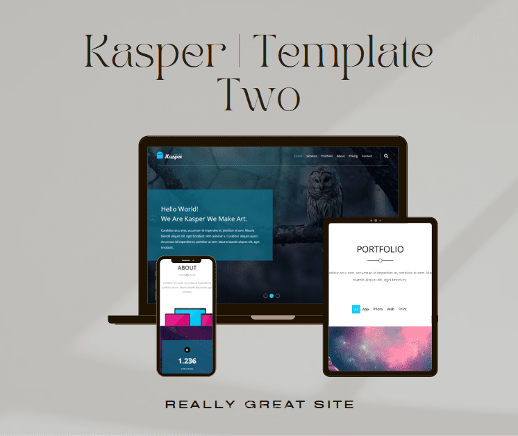 Kasper | Template Two