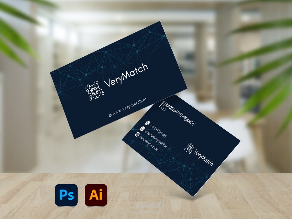 professional minimalist business card design for your company  تصميم بطاقة عمل احترافية مبسطة لشركتك