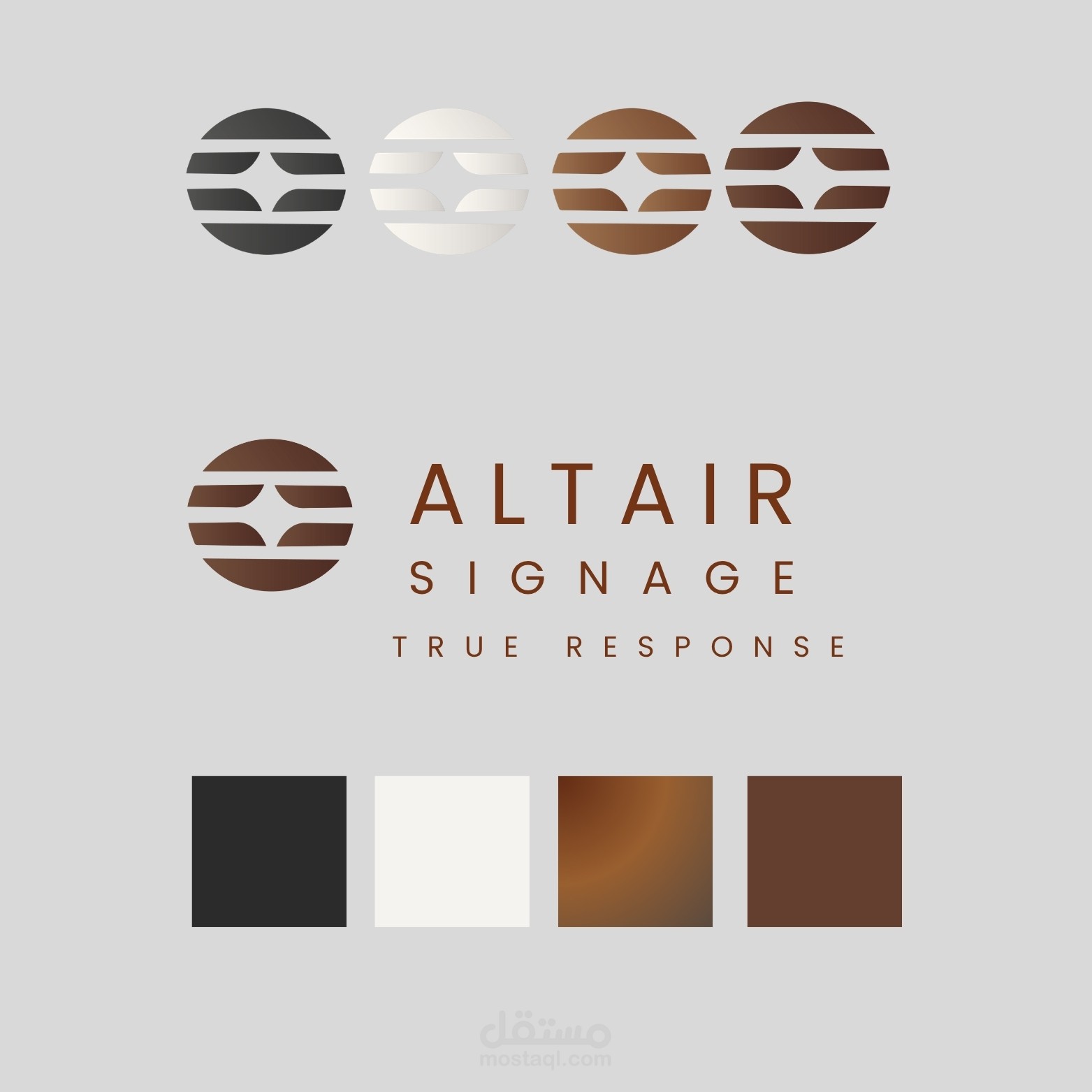 Brand identity for ALTAIR Company in Saudi Arabia