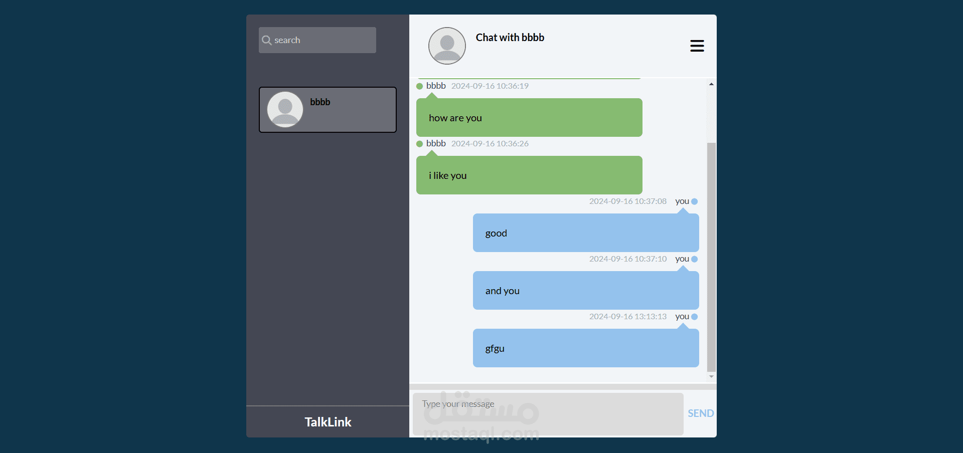موقع تواصل اجتماعي talklink مثل الواتس اب