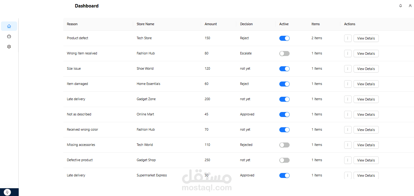 تطبيق Dynamic Table Dashboard: منصة مبتكرة لعرض البيانات وتنظيمها في جداول تفاعلية