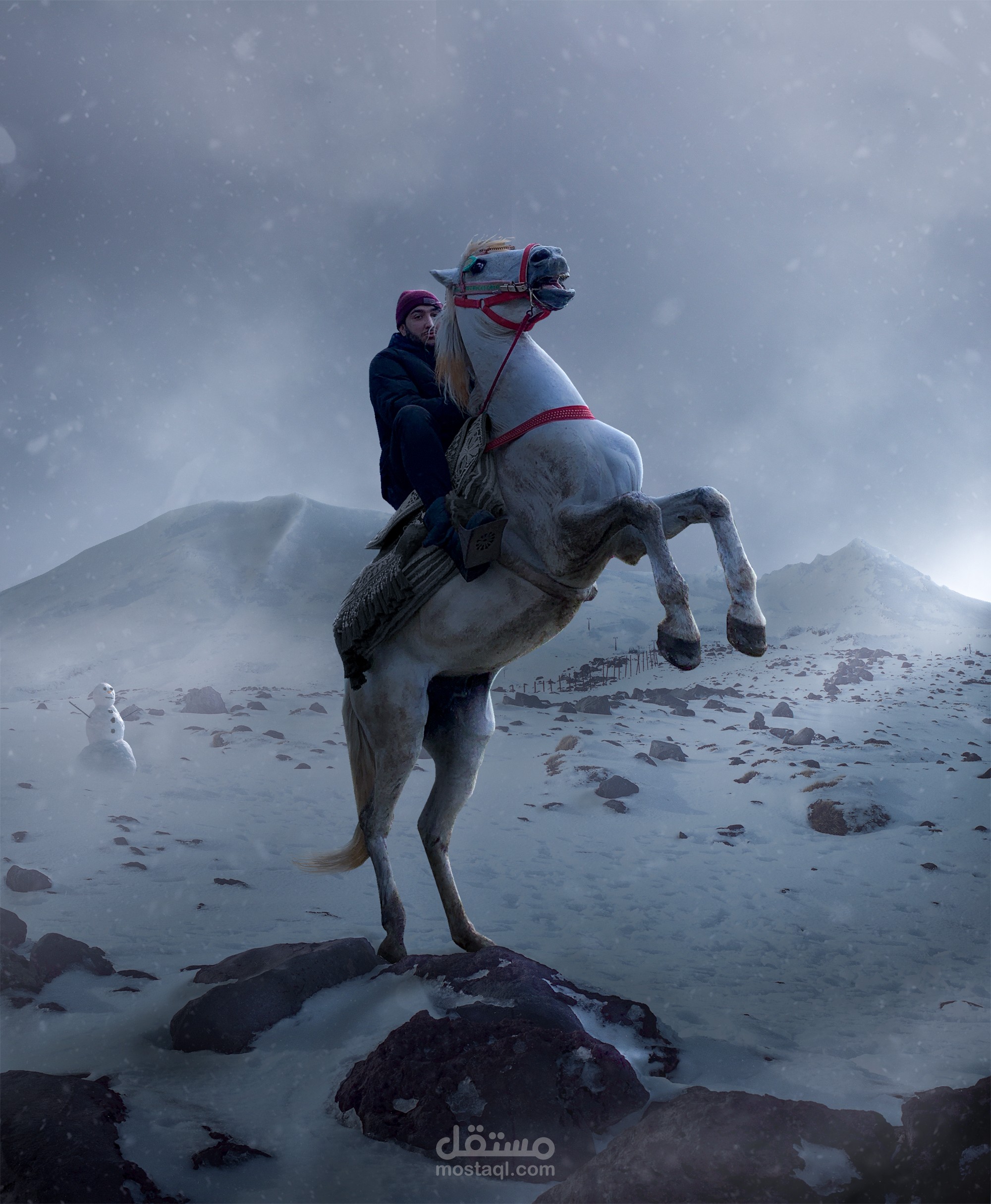 تصميم بوستر ملصق لعميل