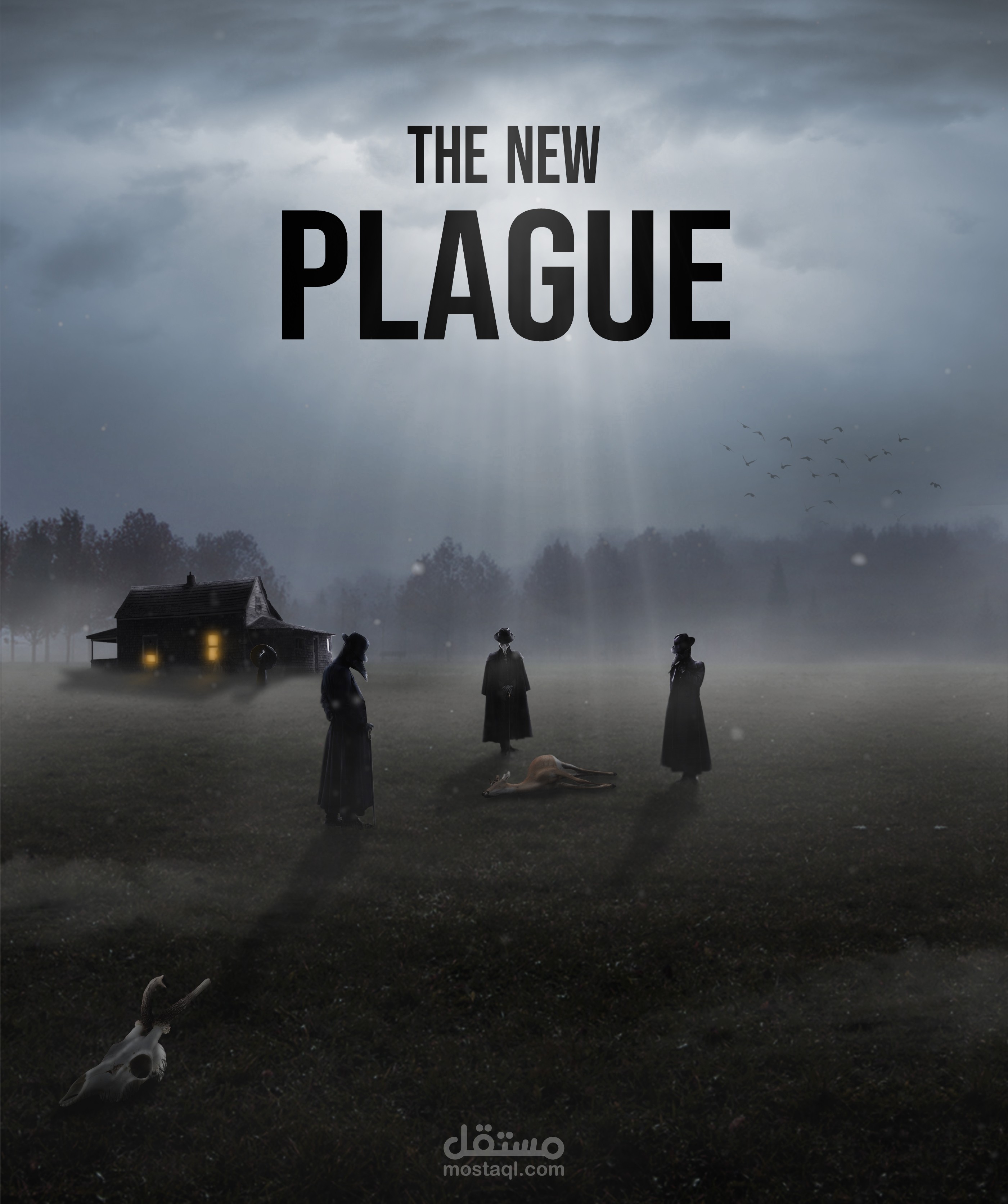 تصميم بوستر لفلم غير رسمي The Silent Plague