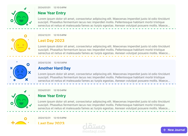 Note Mood webApplication