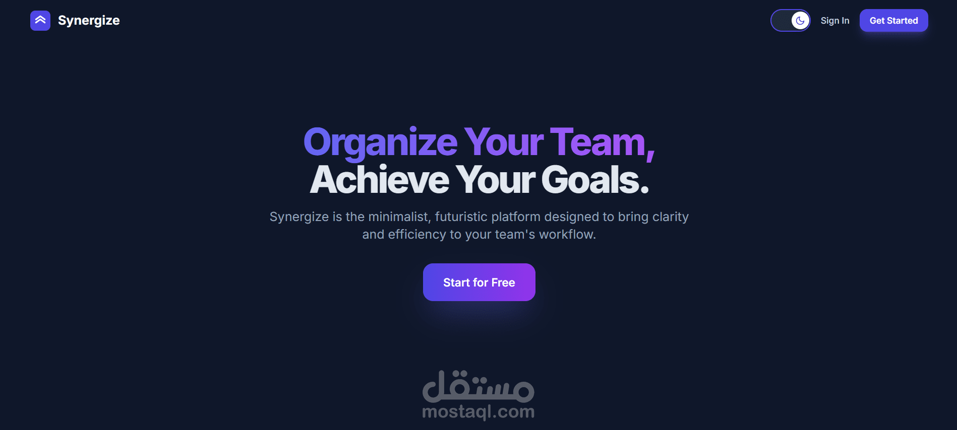 منصة إدارة مهام متكاملة (Full-Stack Task Management Platform)