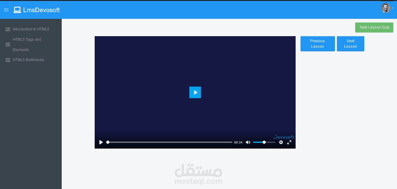 تعزيز توصيل الفيديو في نظم إدارة التعلم