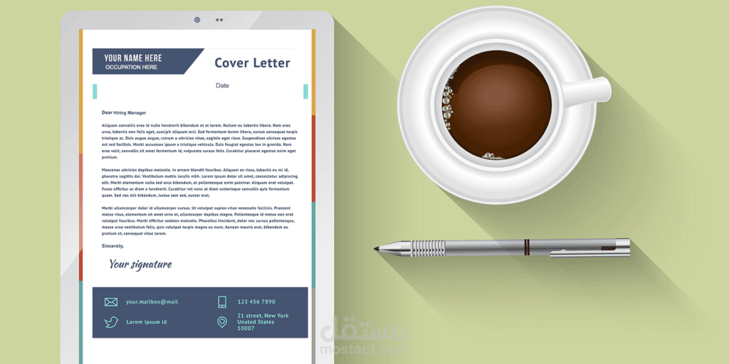 CV &  Cover-letter