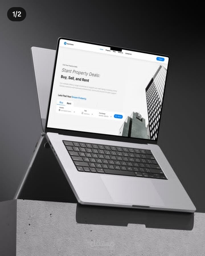 تصميم موقع عقاري