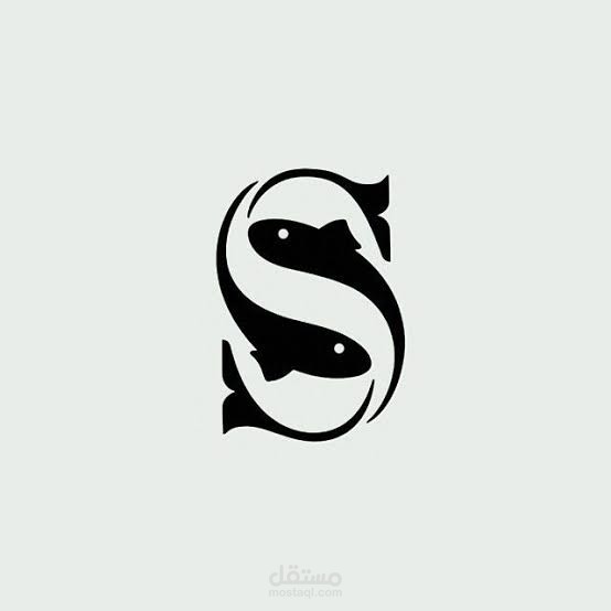 تصميم لوجو بالحروف والأشكال