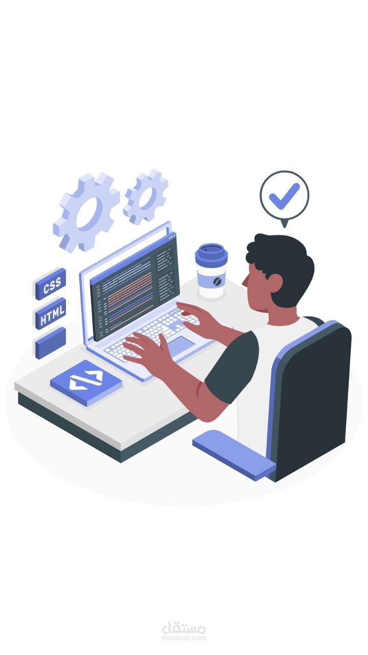 تصميم واجهات باستخدام html,css
