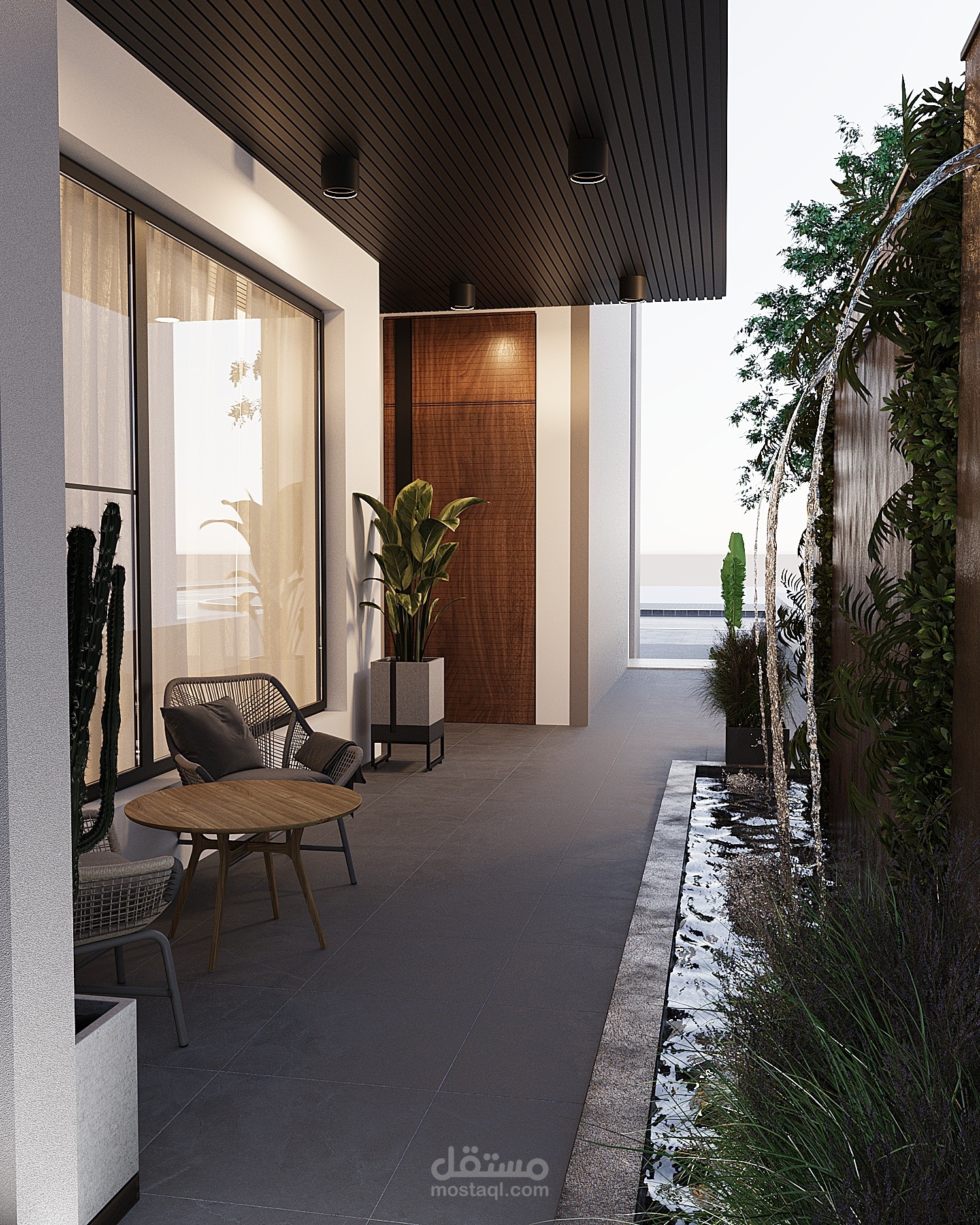 مدخل وجلسه خارجيه