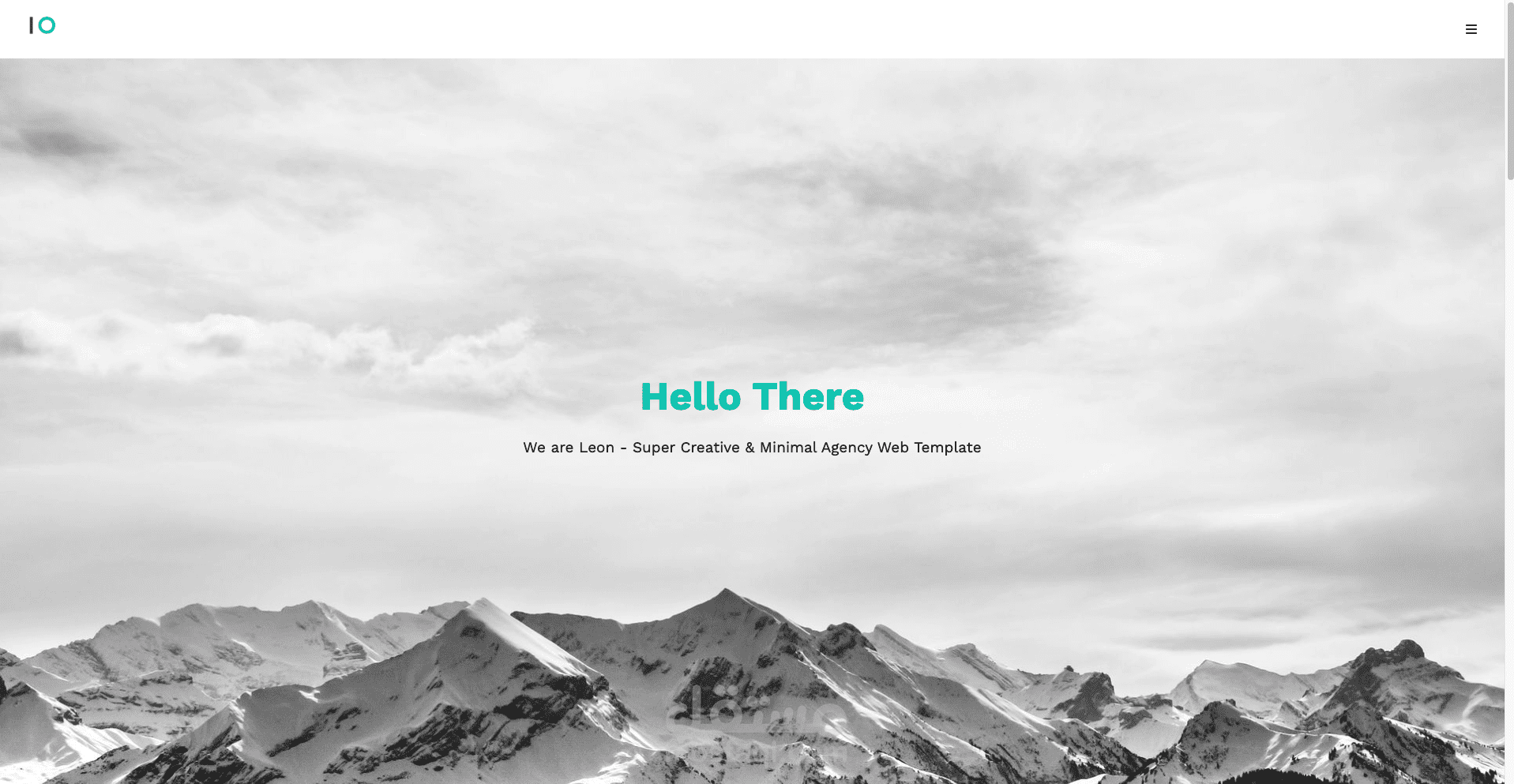 landing page