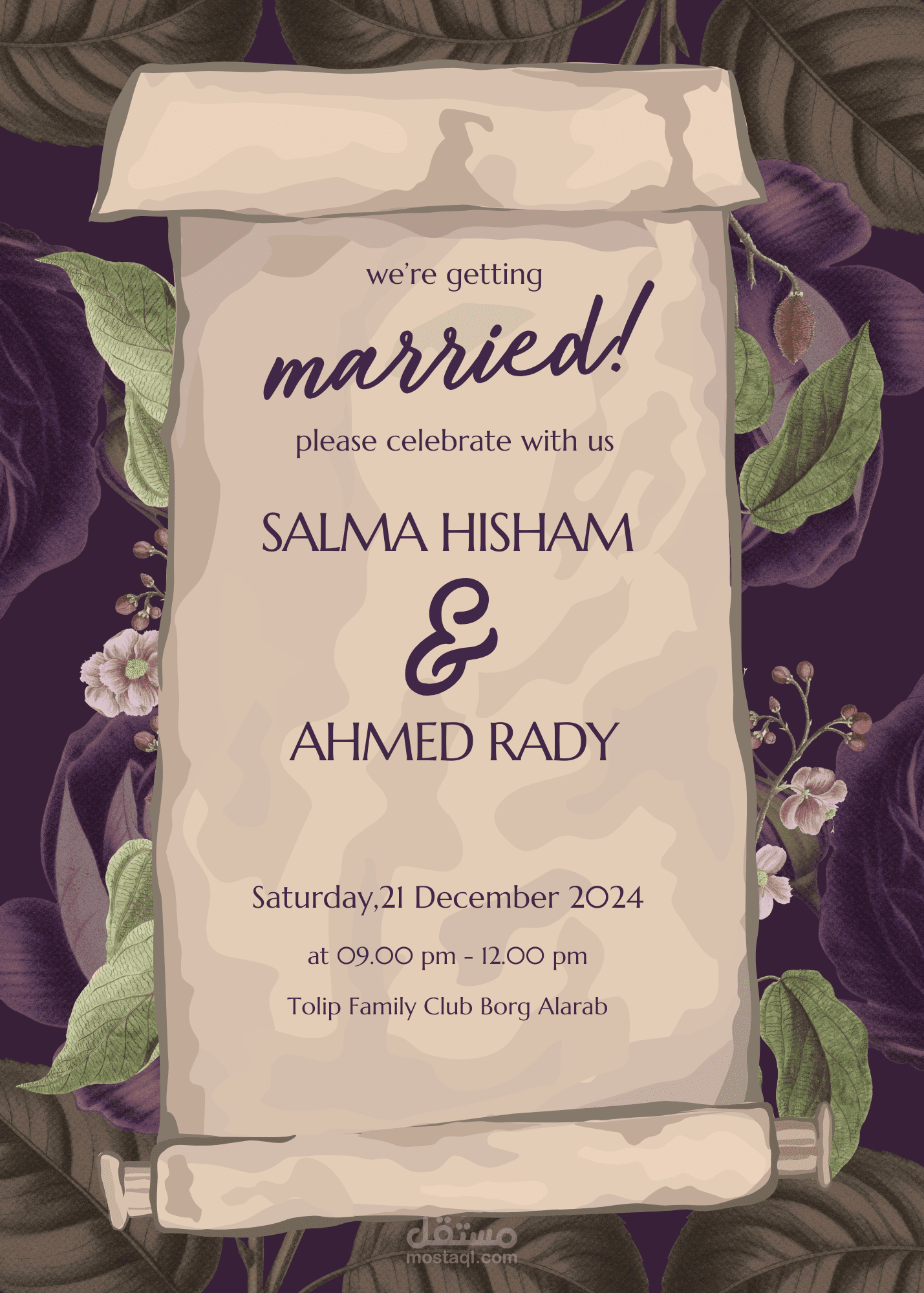 Wedding invitation