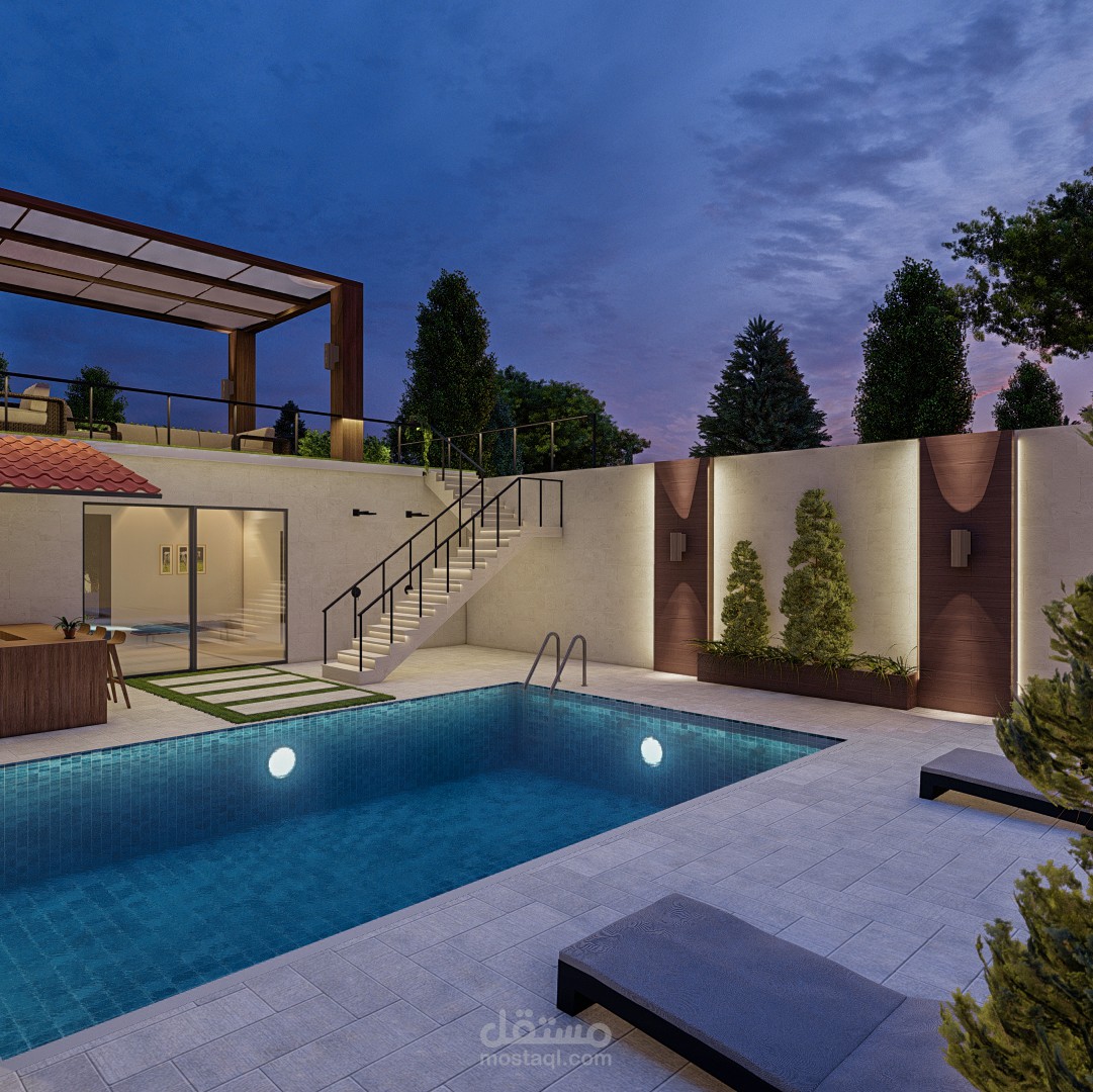 تصميم لاند سكايب لمزرعة - Farm landscape