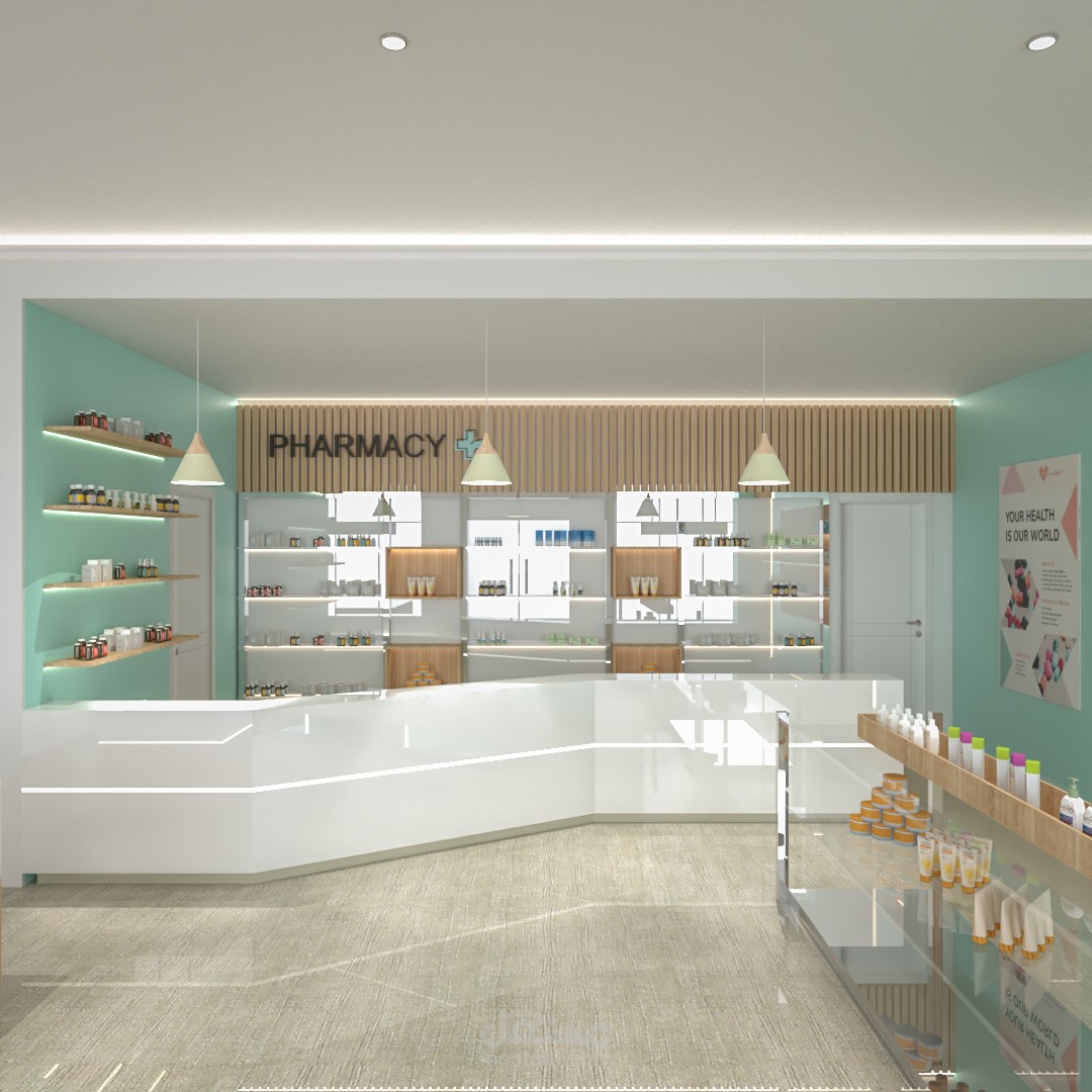 تصميم صيدلية مودرن - Modern style