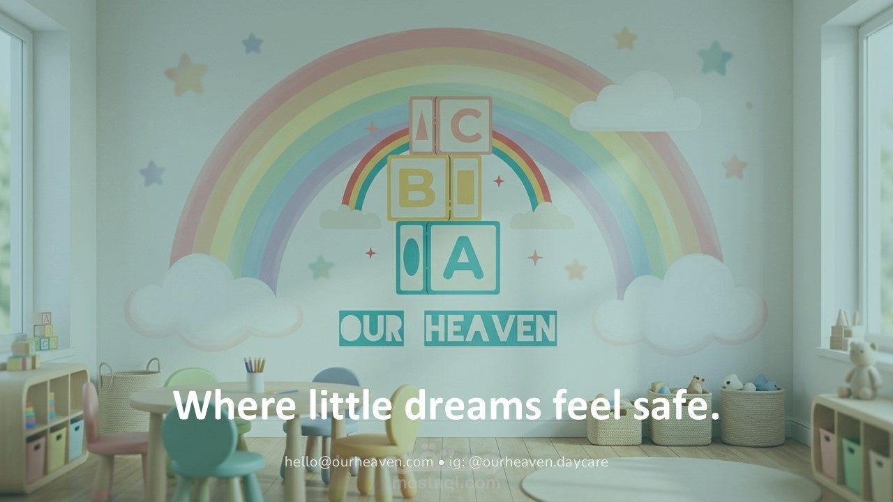 Our Heaven daycare center Branding