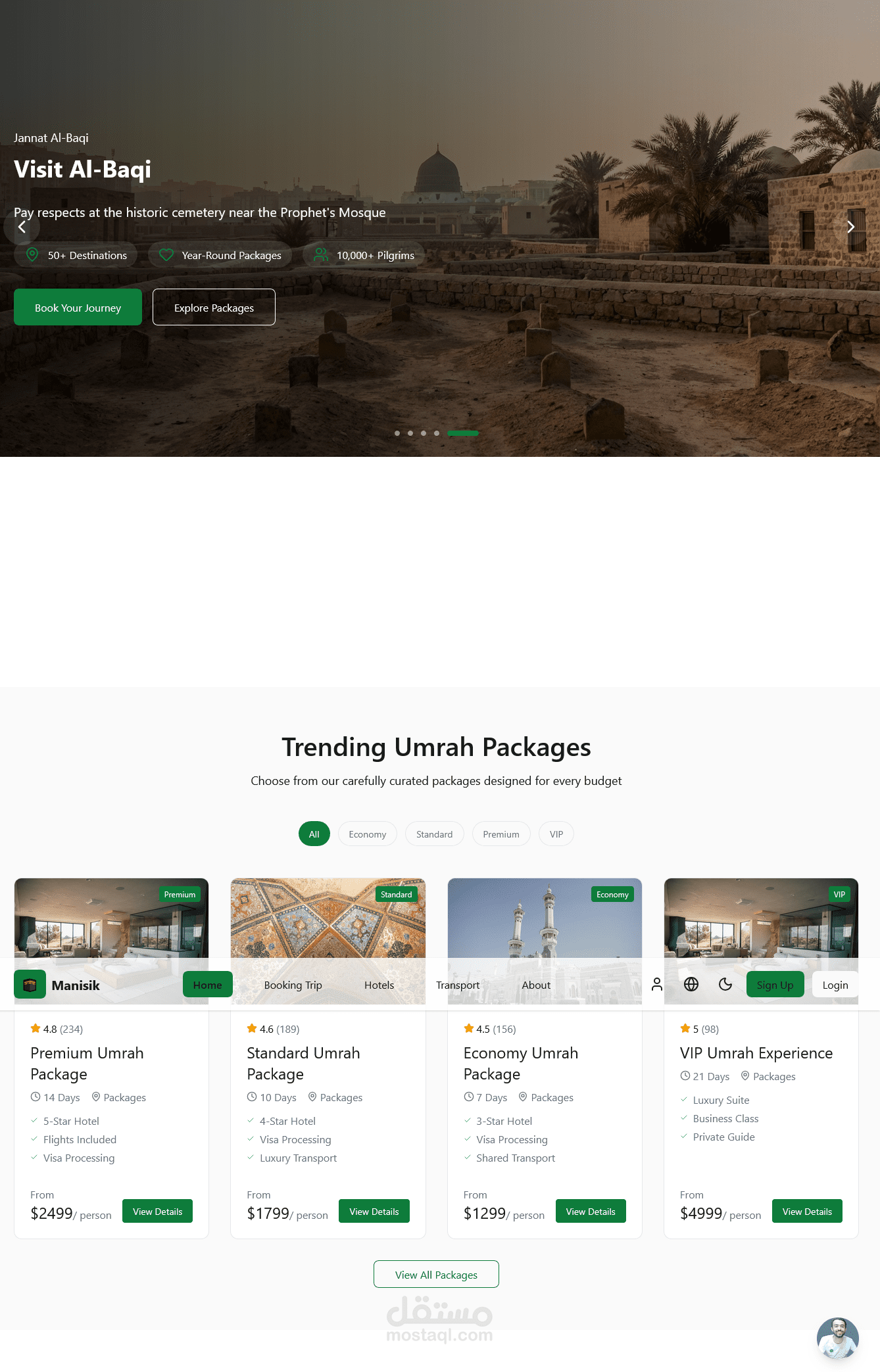 Manisik for Umarah and Hajj Booking