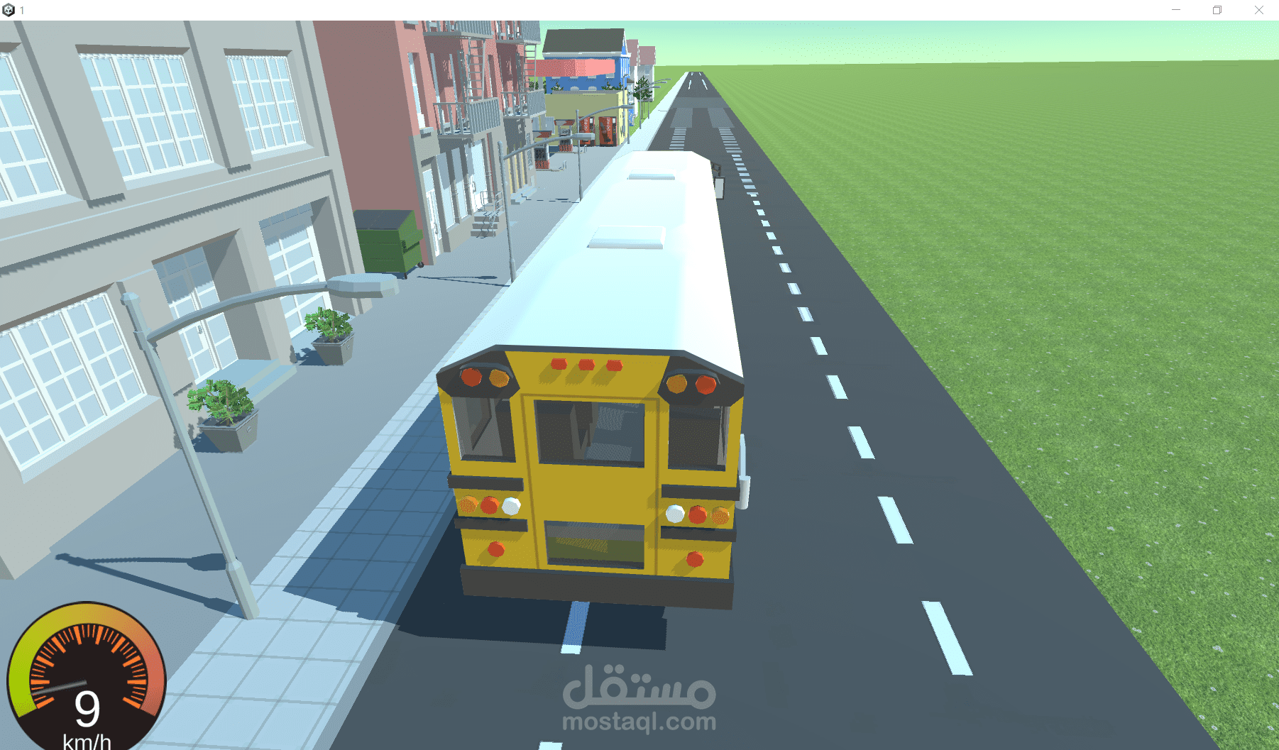 تحكم في الباص عن طريق الذكاء الاصطناعي