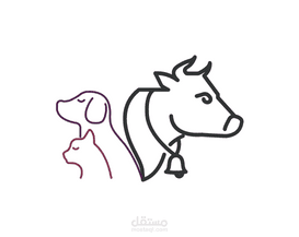 لوجو عيادة بيطرية