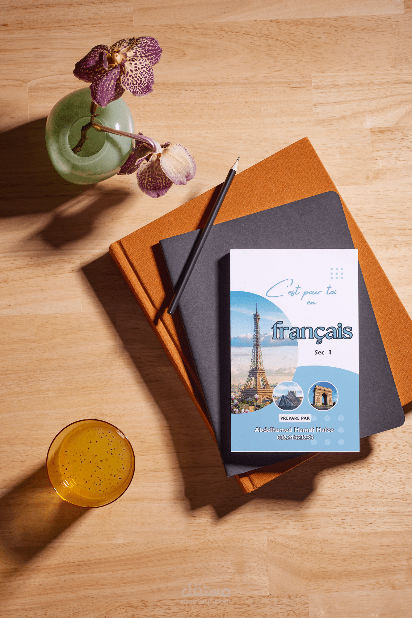 غلاف مذكره فرنساوى