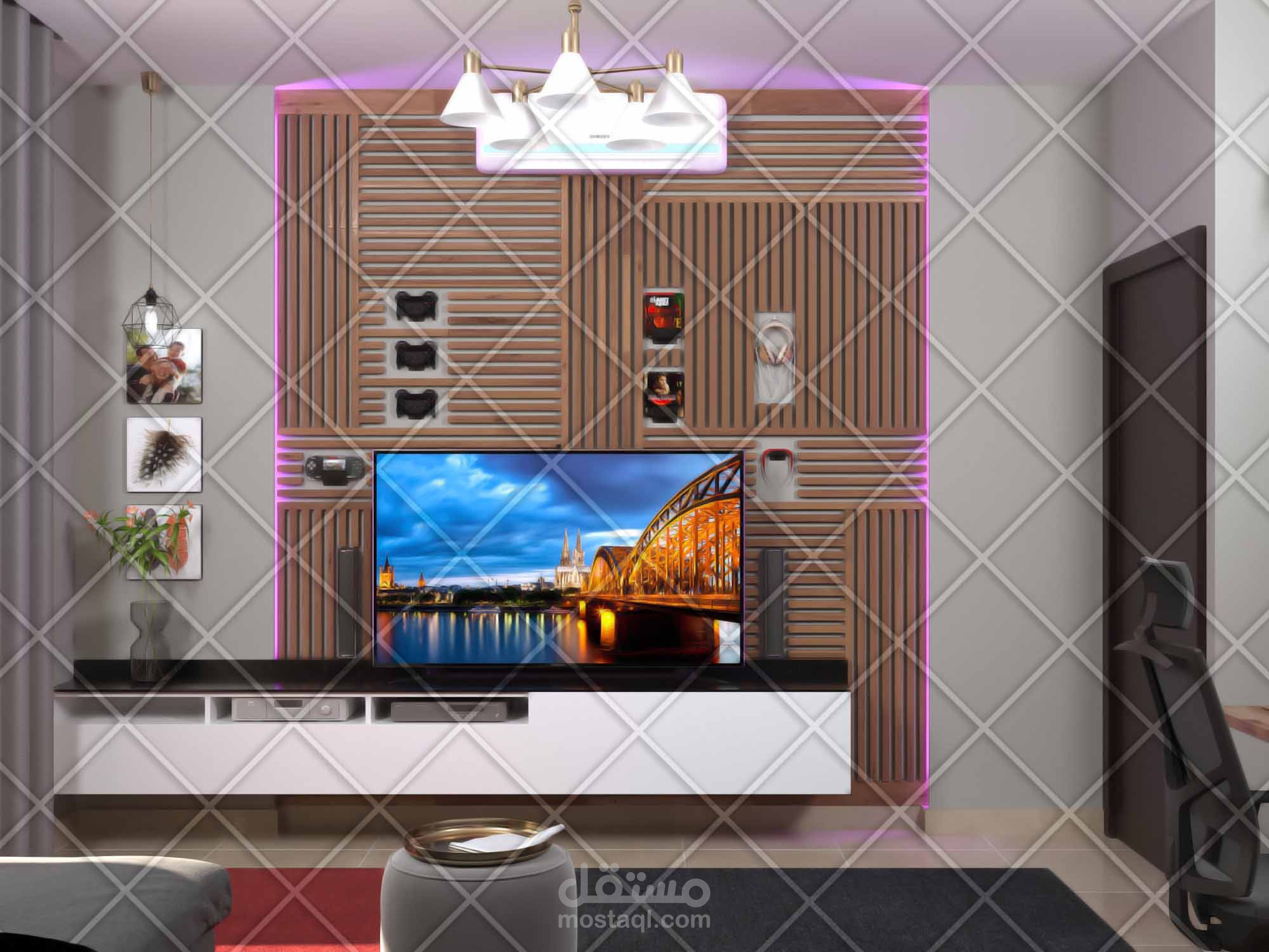 غرفة كمبيوتر والعاب _gaming room