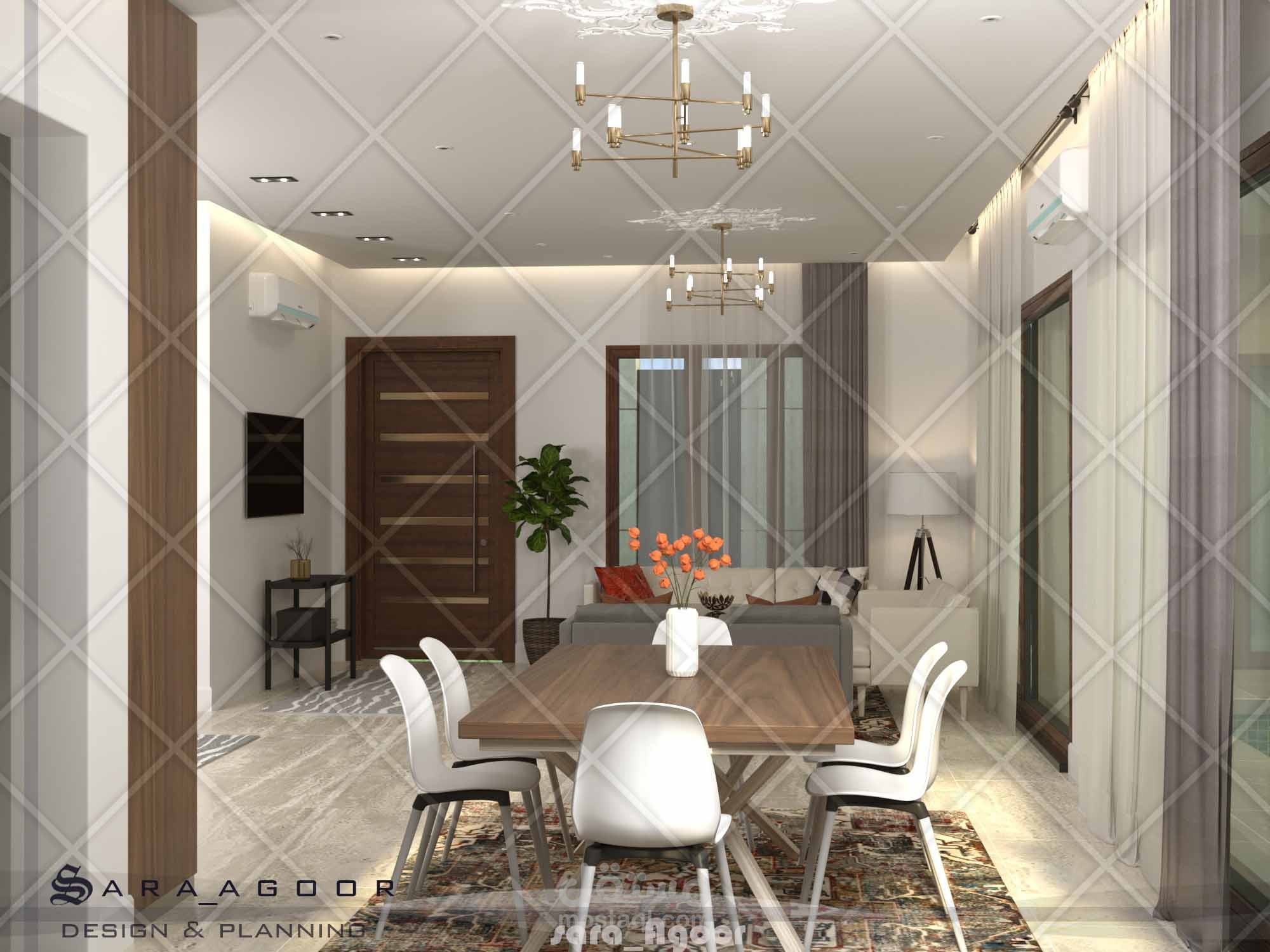 فيلا صغيرة _تصميم بسيط واقتصادى