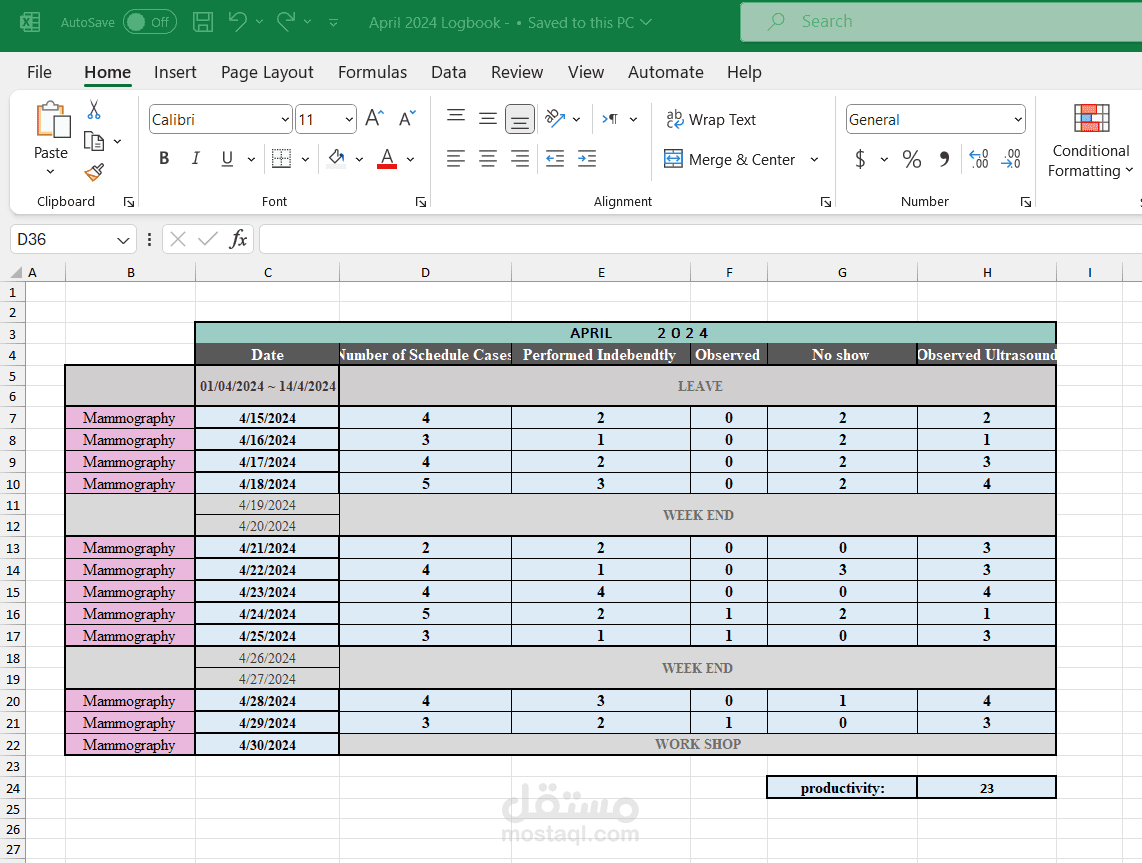 PERSONAL LOGBOOK