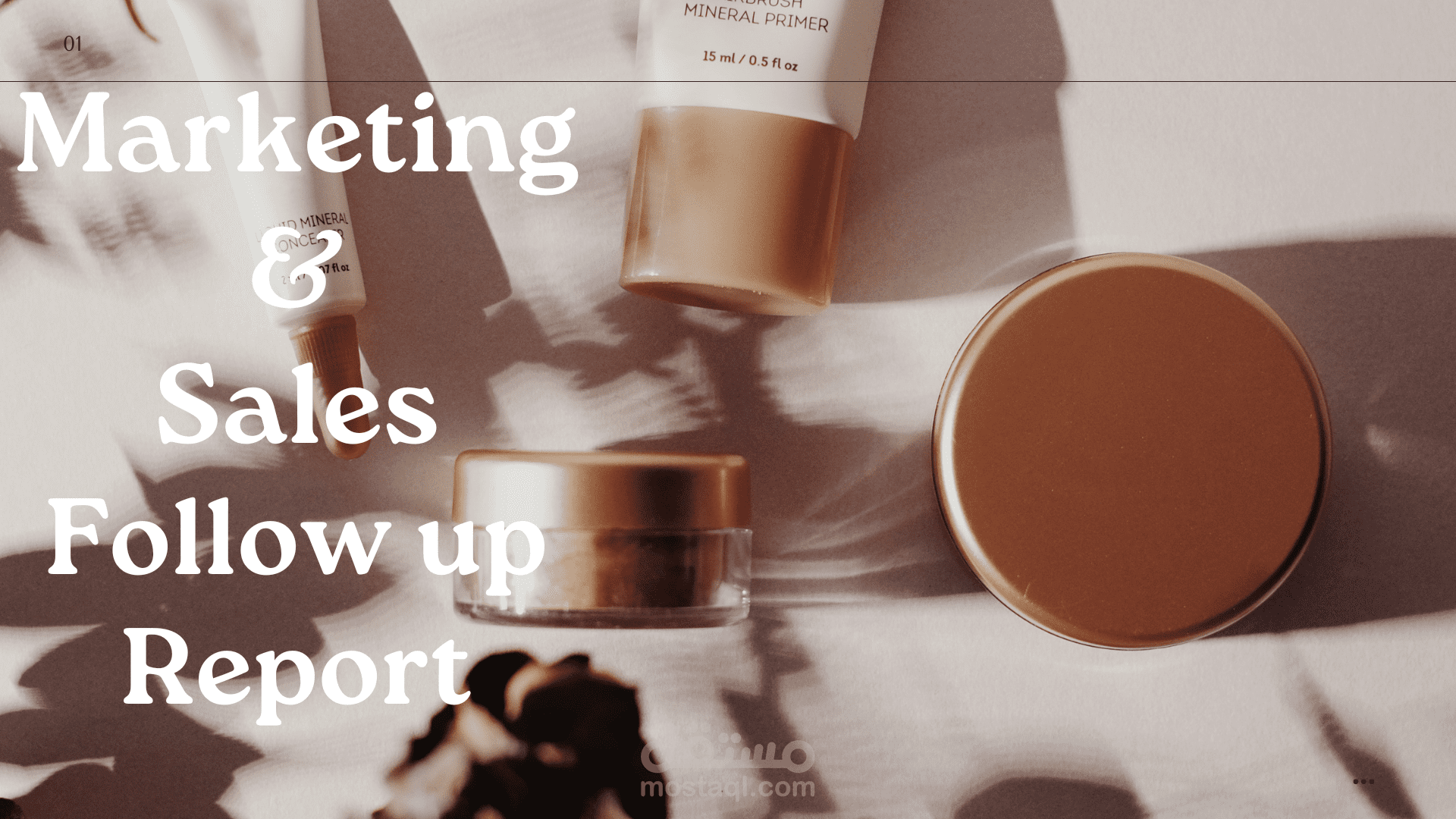 Online Marketing & sales Follow up Monthely Report