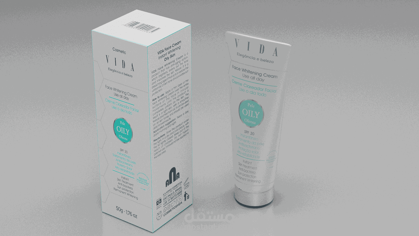 Cosmetic products 3D design