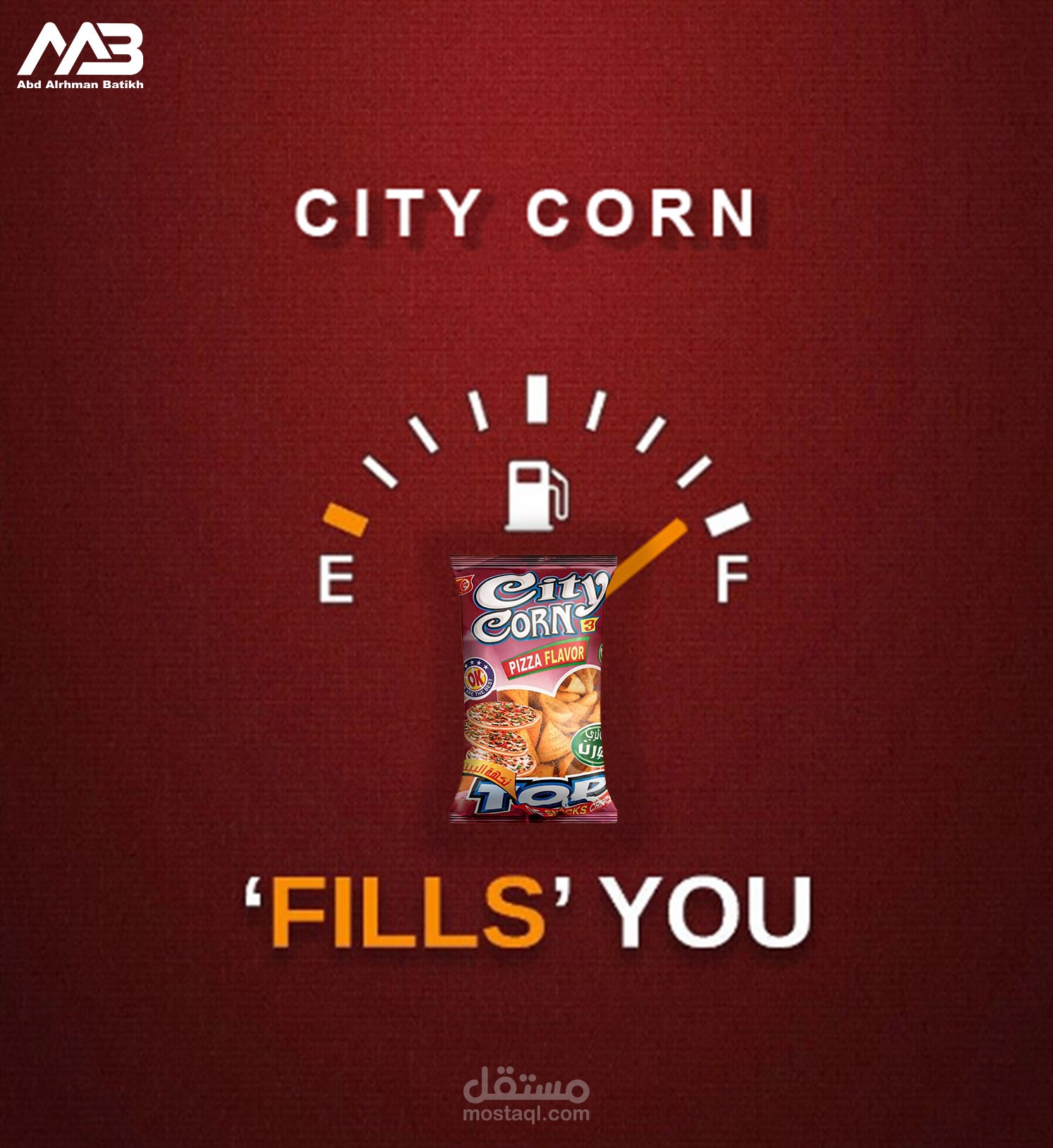 Social media designs and advertisements for chips production company