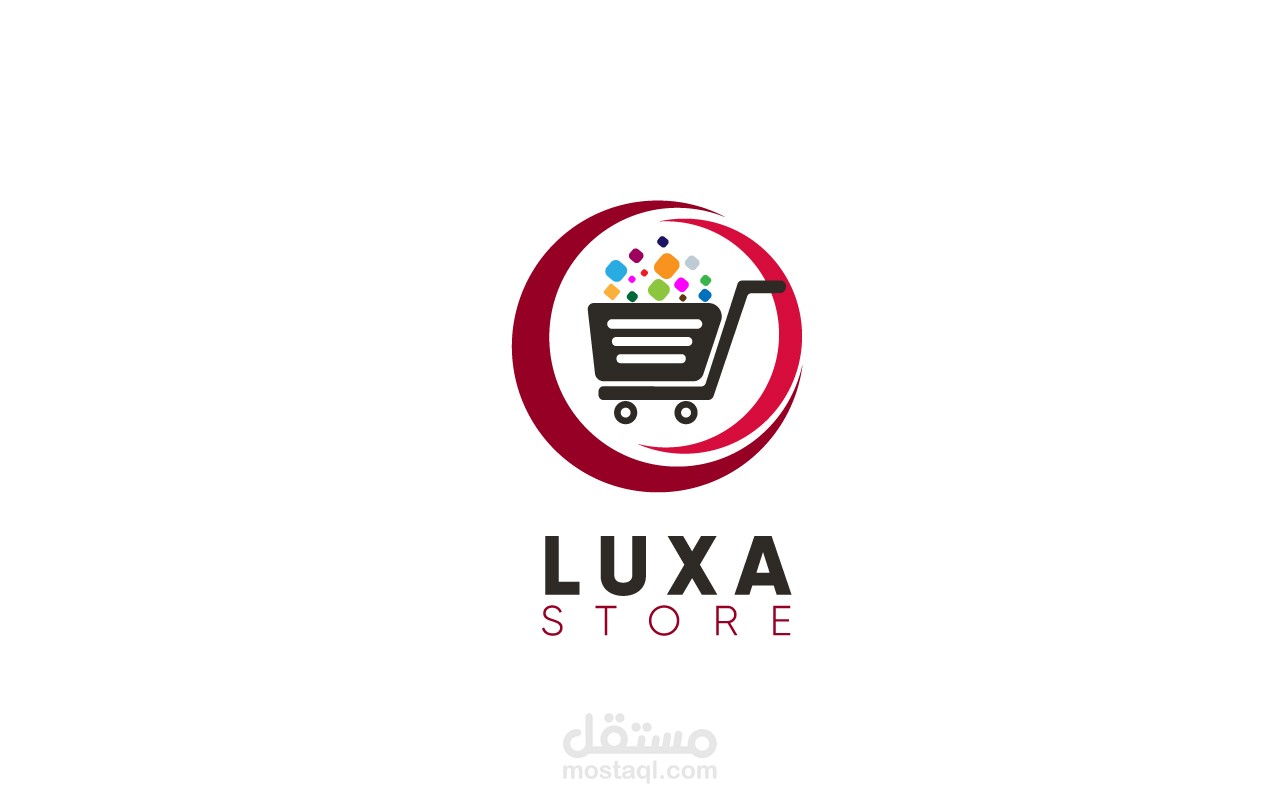 تصميم شعار صفحة فيسبوك LUXA STORE