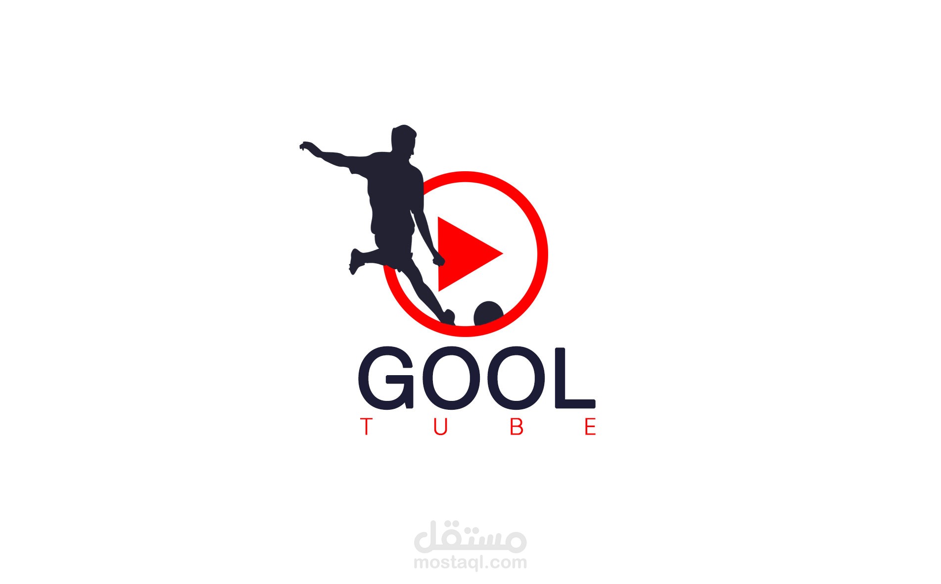 تصميم شعار قناة يوتيوب Gool tube