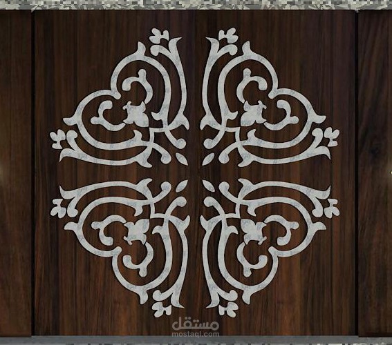 رسمي لزخارف عربية