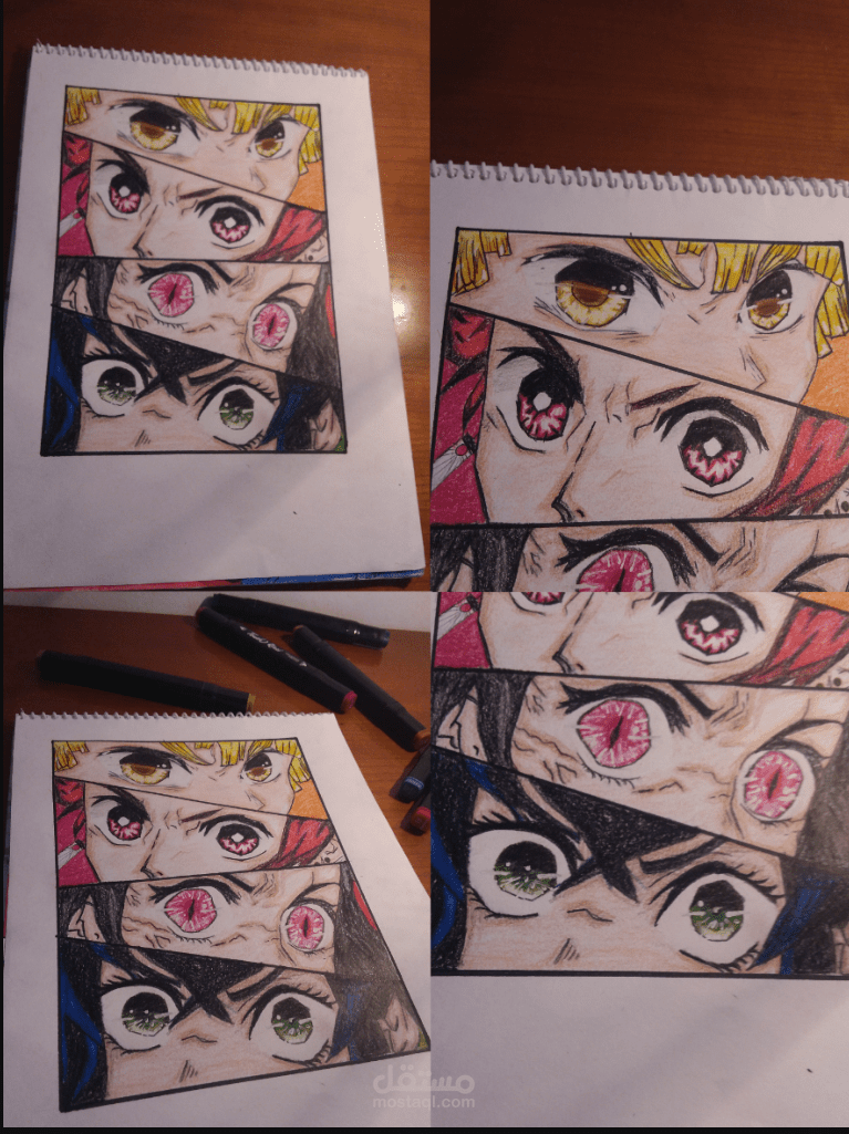 رسمة شخصيات انمي