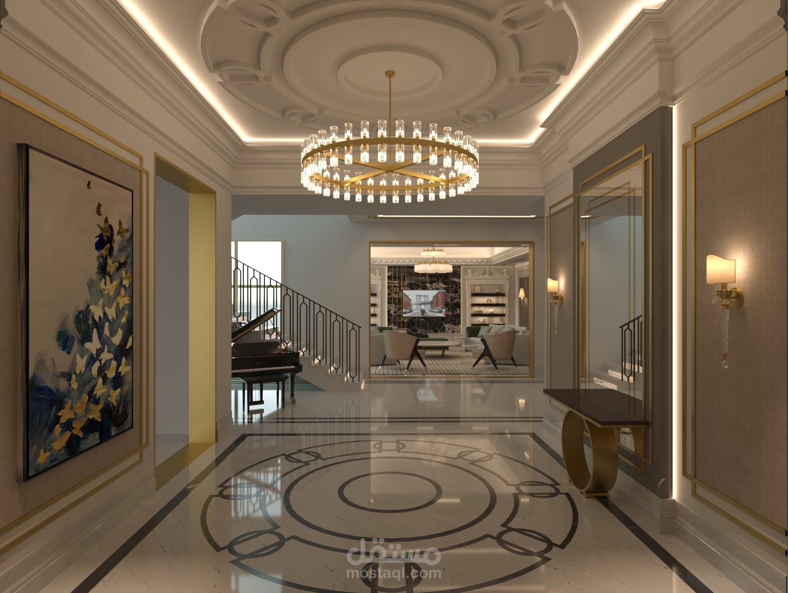 تصميم داخلي لفيلا